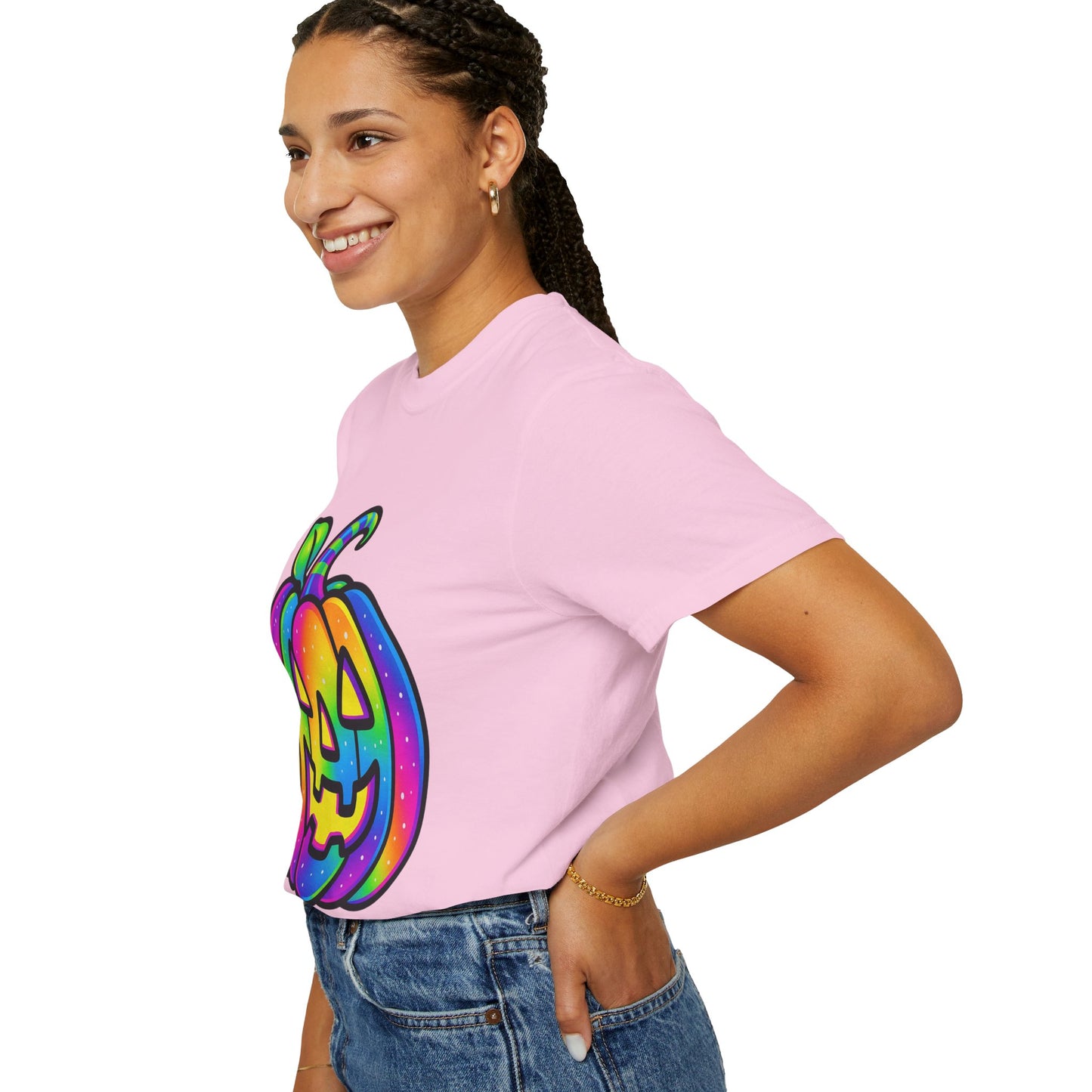 Colorful Pumpkin T-shirt for Halloween