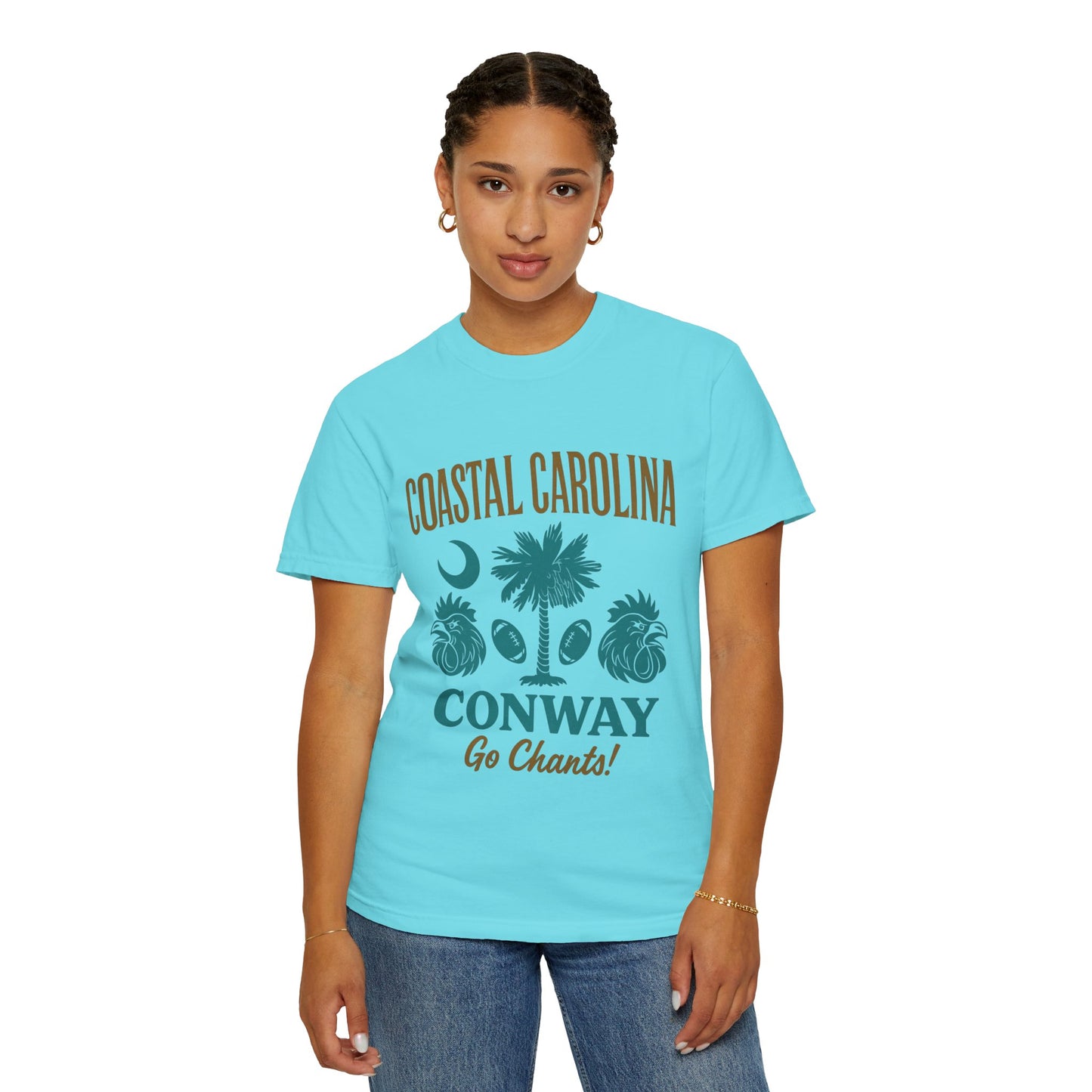 Go Chants T-Shirt, Unisex Garment-Dyed Tee, Beachwear, College Apparel, Summer Vibes
