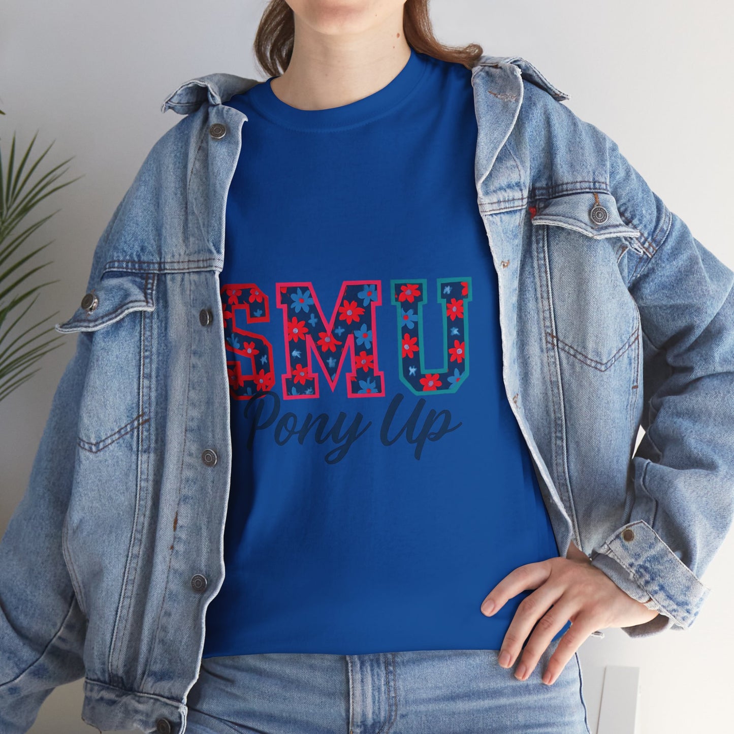 SMU Pony Up Unisex Heavy Cotton Tee, Casual Tees, College Apparel, Perfect Gift for Students, School Spirit Shirt, Comfortable Cotton [...]