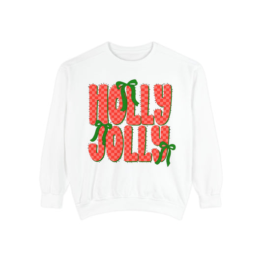 Holly Jolly Sweatshirt — Festive Christmas Holiday Pullover