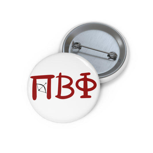 pi Beta Phi Custom Pin Buttons with Greek Letters, Personalized Buttons for Sororities/Fraternities, Unique Gifts for College Students, Dorm [...]