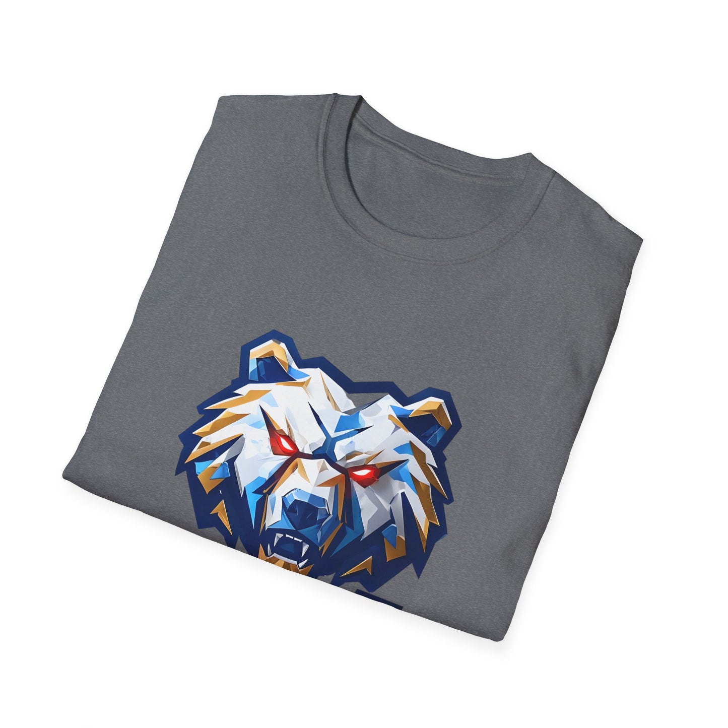 Grizzly Memphis Bear Graphic Tee, Unisex Softstyle T-Shirt, Memphis Basketball Fan, Memphis Grizz, 901, Go Grizz