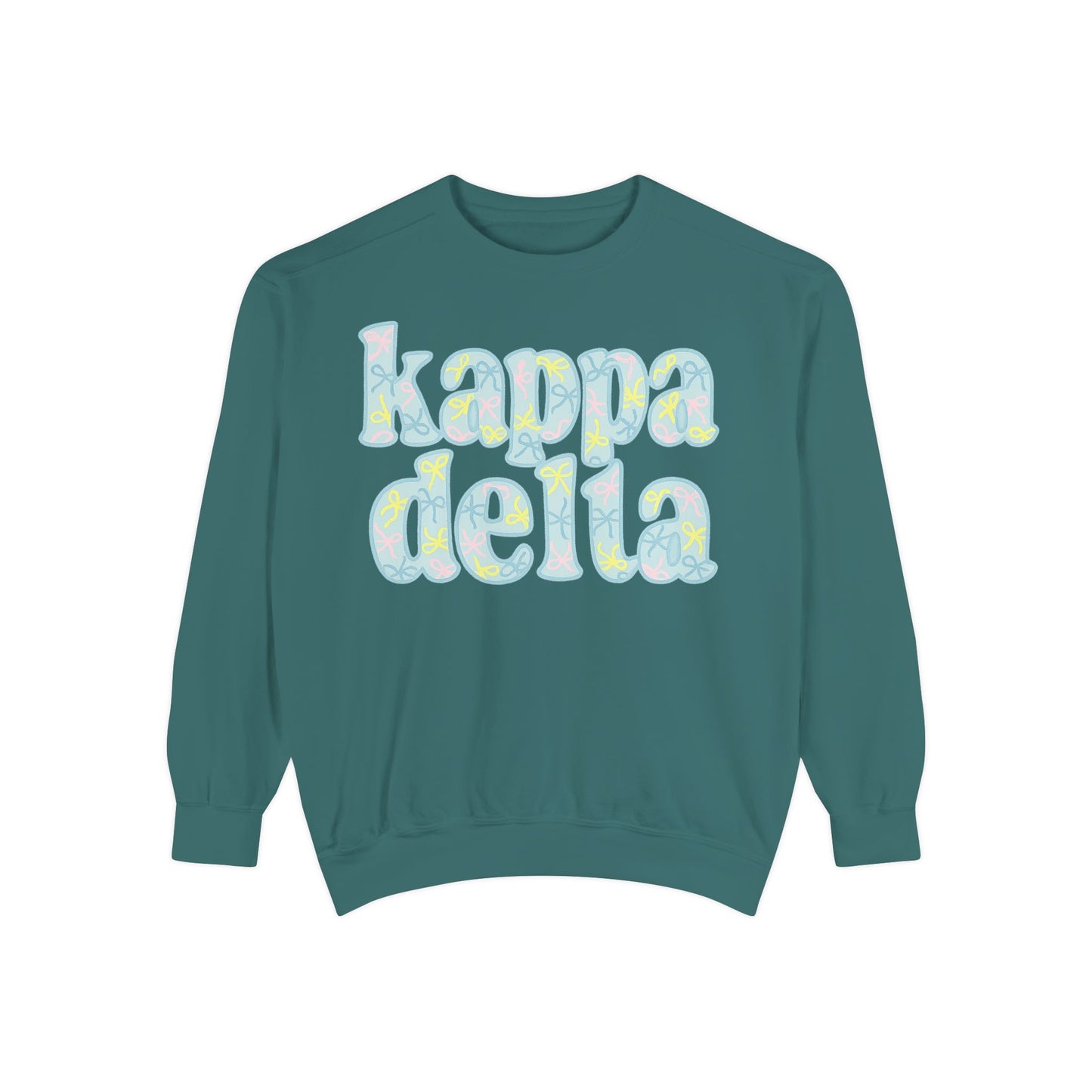 Sorority Sisters Cozy Sweatshirt - KaDelta Unisex Garment-Dyed