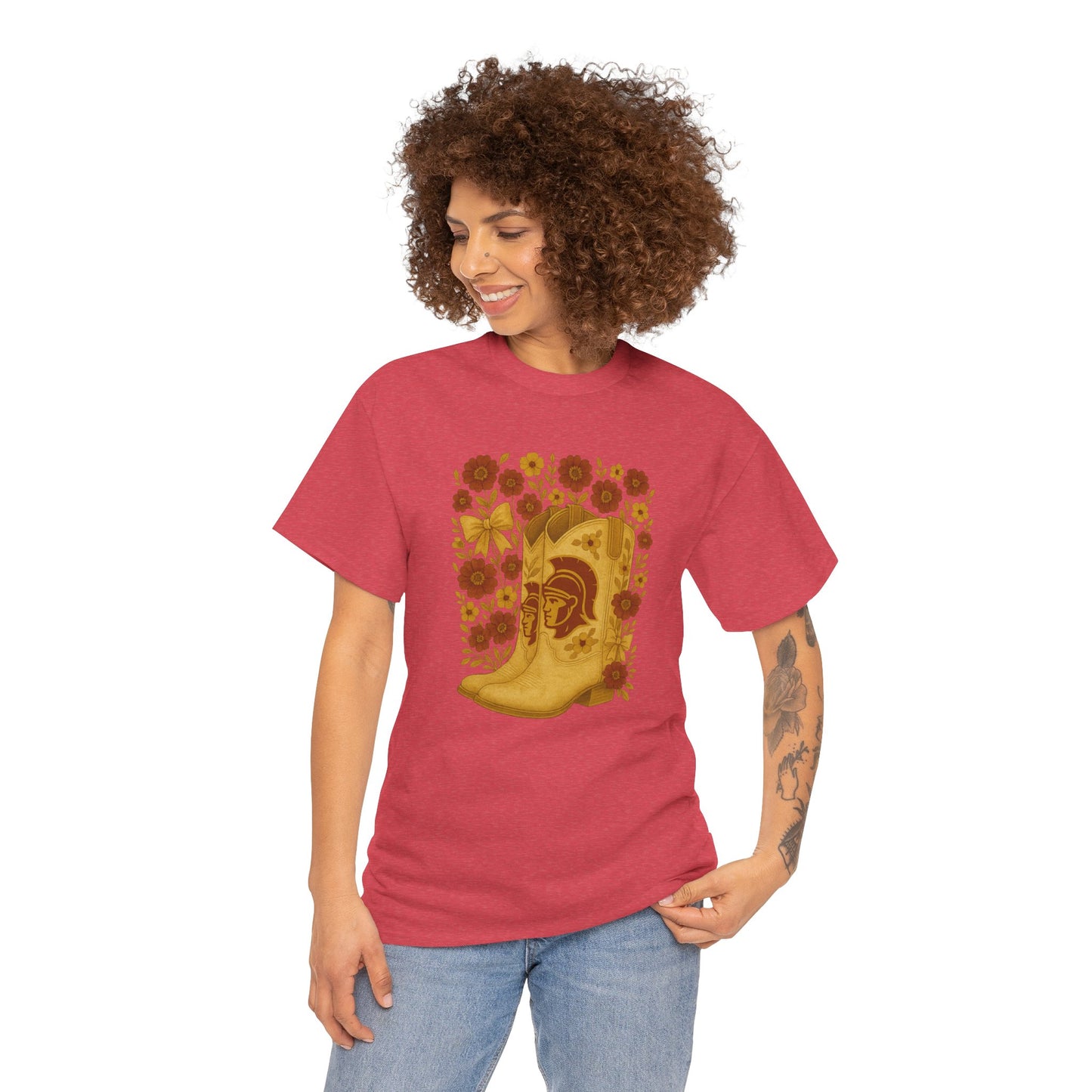 Trojans Cowboy Boot Tee