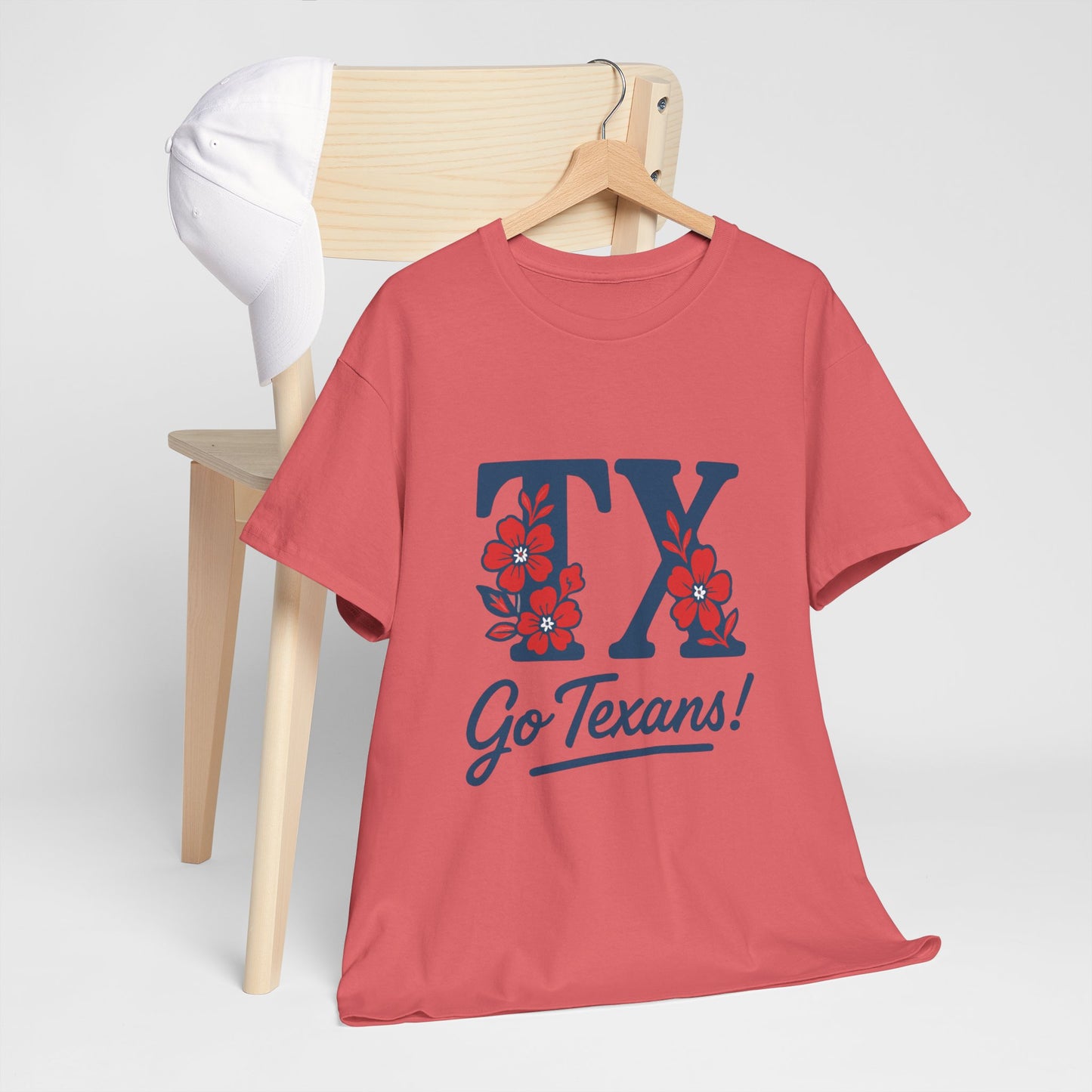 Texas Pride Unisex Cotton Tee | Go Texans! T-Shirt, Casual Wear, Game Day Shirt, Gift for Fans, Spring/Summer Style