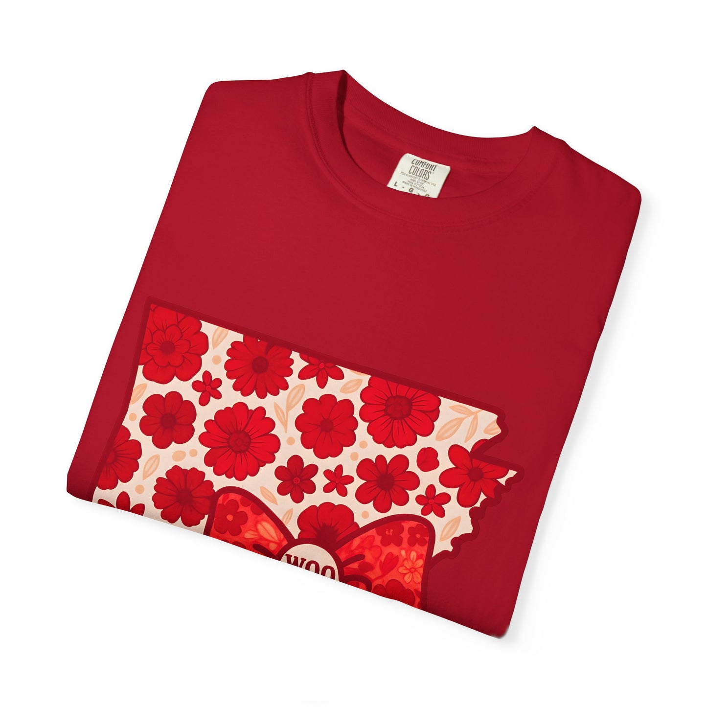 Arkansas Floral T-shirt - Women's & Men's Gift, Summer Tee, State Pride Shirt, Comfort Colors