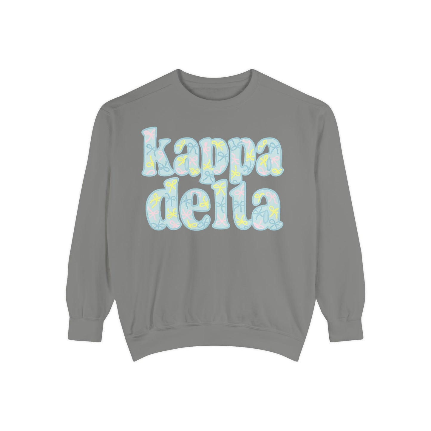 Sorority Sisters Cozy Sweatshirt - KaDelta Unisex Garment-Dyed