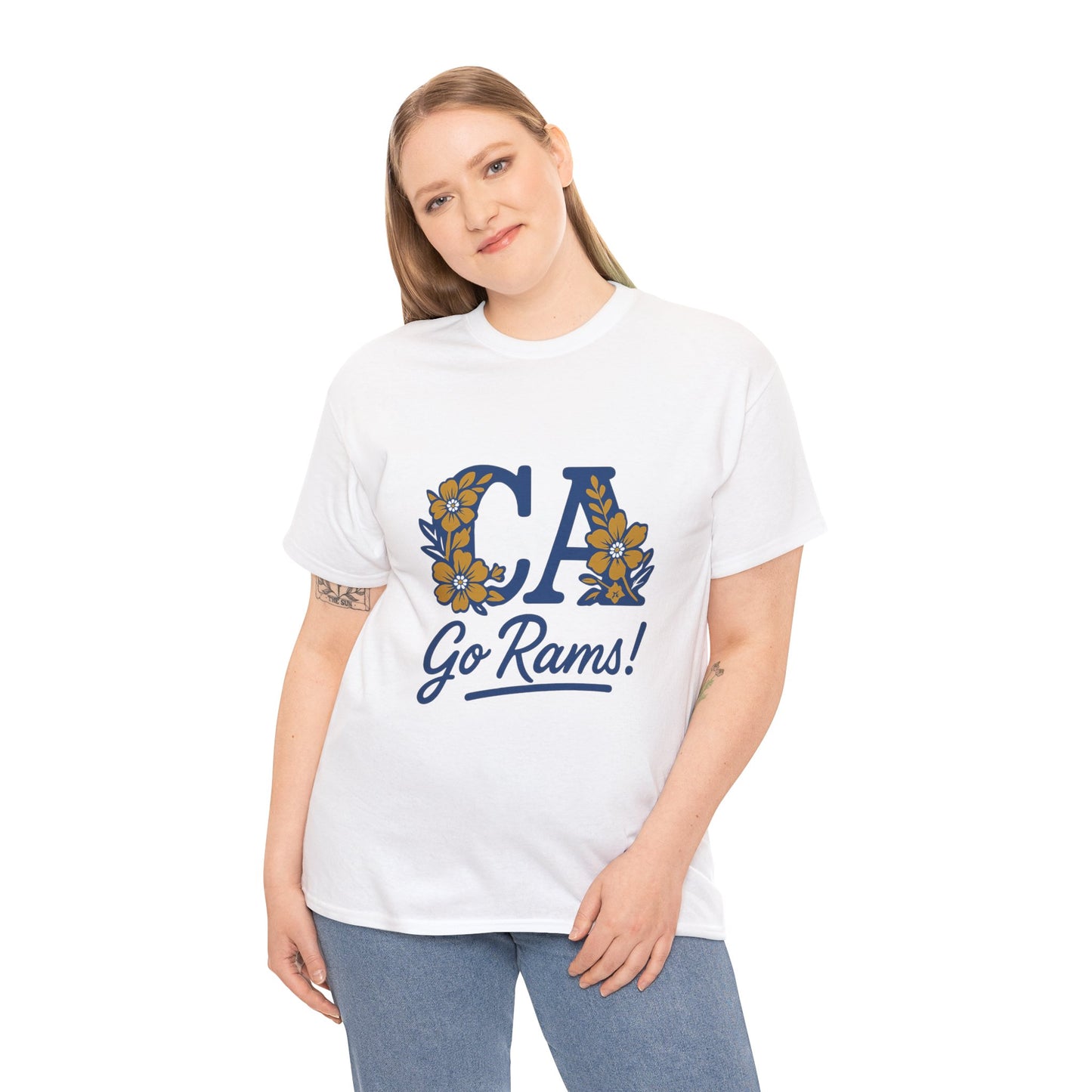 CA Rams Floral Tee
