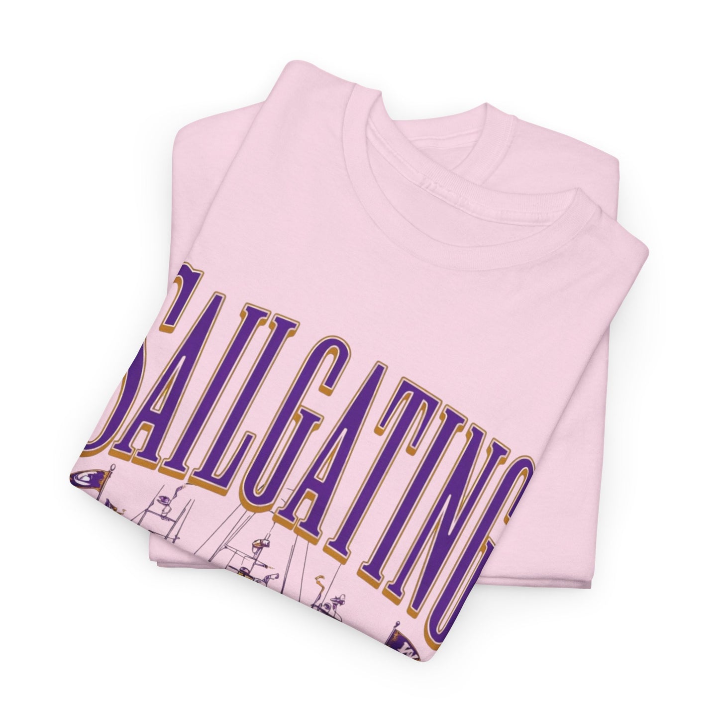 Sailgating Tee - Washington Huskies Unisex Heavy Cotton Shirt