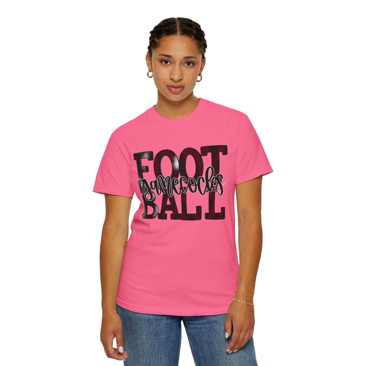 Game Day Football Tee - Unisex Garment-Dyed T-shirt for Fans