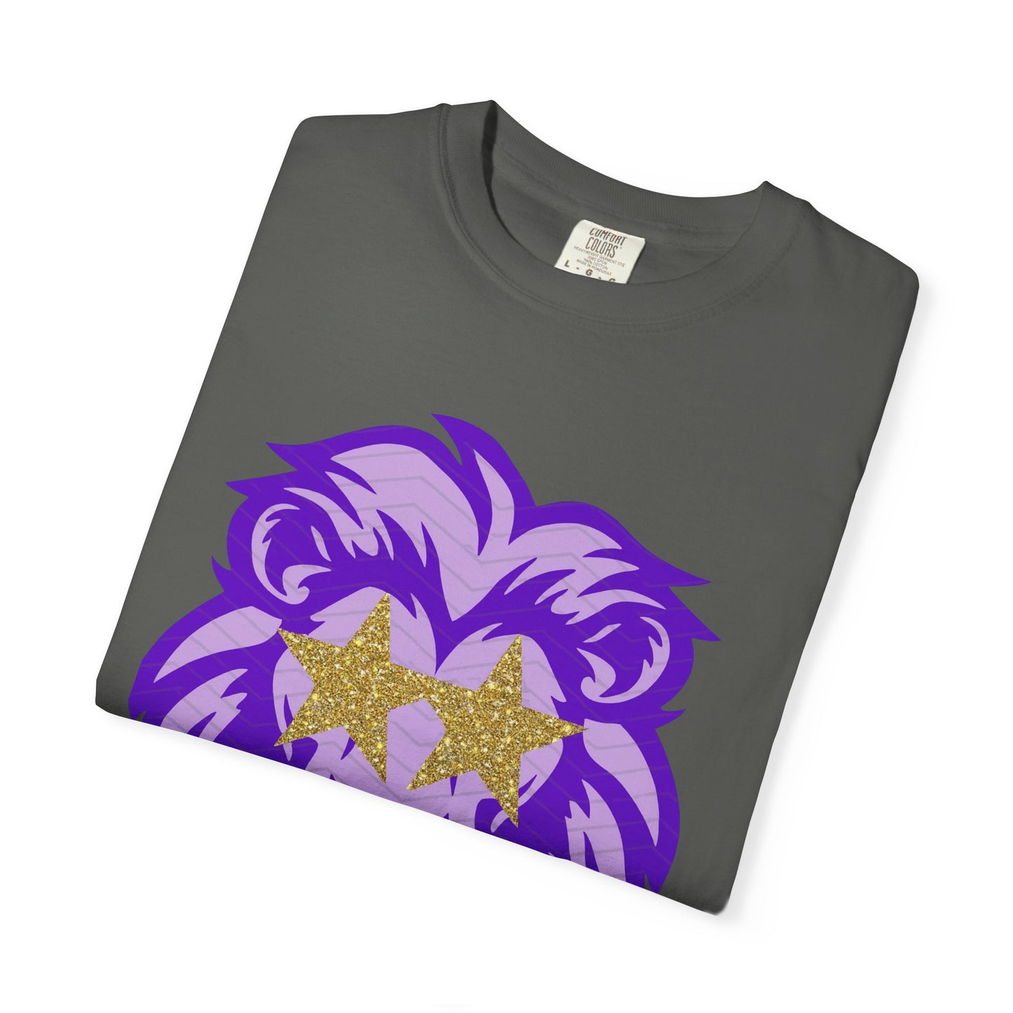 Purple Lion Graphic T-Shirt