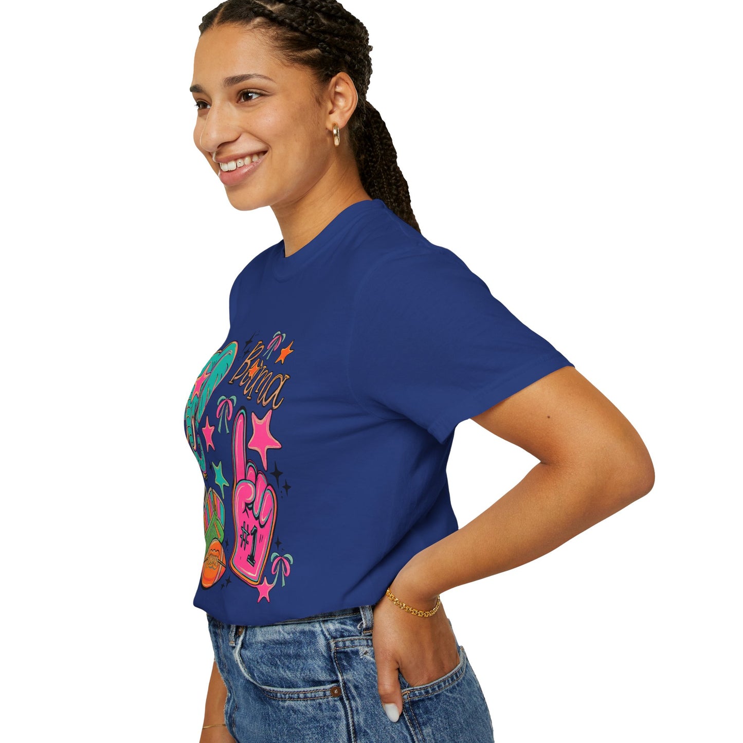 Preppy Neon Elephant Fan T-Shirt