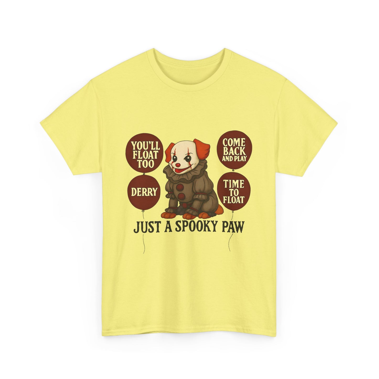 Spooky Dog Tee Clown Pup Pennywise