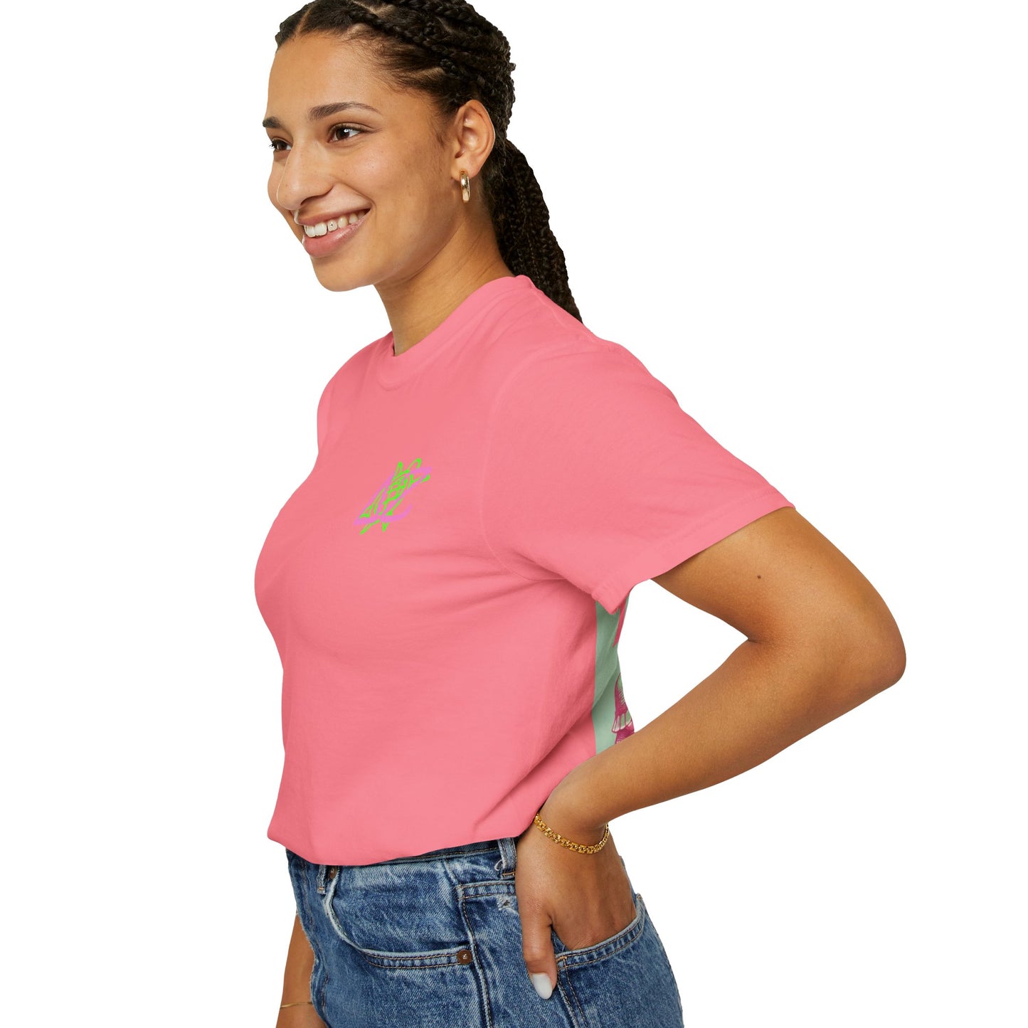 Delta Zeta Unisex T-Shirt, Sorority Shirt, Garment-Dyed Tee, Cute College Top, Sisterhood Apparel, Gift for Sorority Sisters