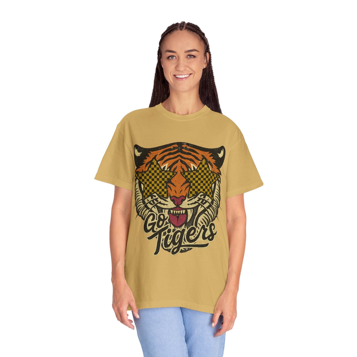 Bold Tiger Graphic Unisex T-Shirt - Go Tigers Design for Missouri Lovers