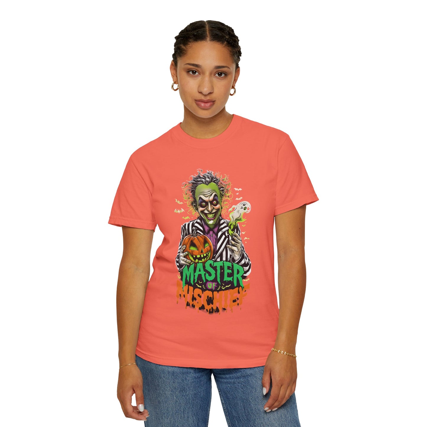 Master of Mischief Unisex T-Shirt, Halloween Party Shirt, Costume Tee, Spooky Gift, Fall Apparel, Graphic Tee