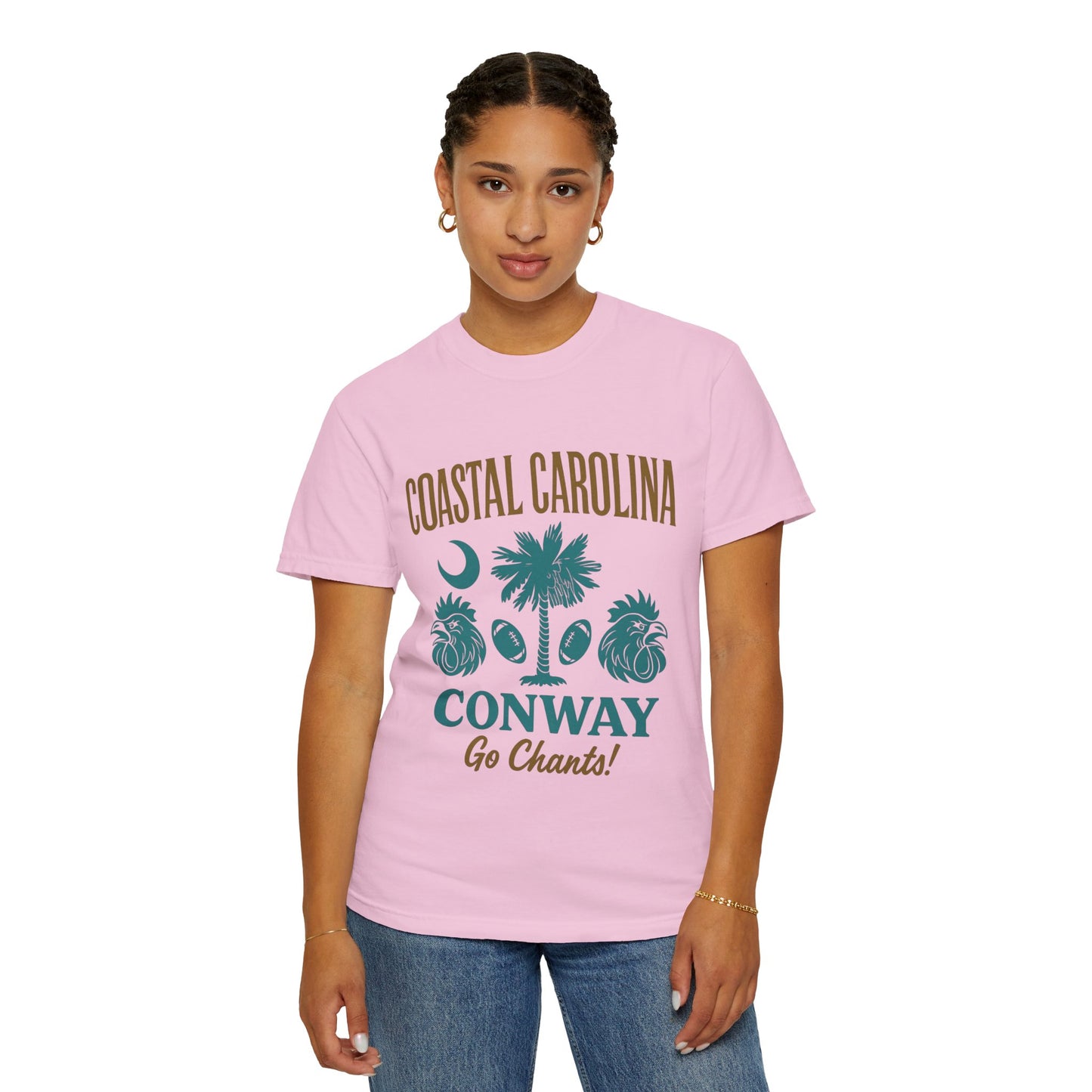 Go Chants T-Shirt, Unisex Garment-Dyed Tee, Beachwear, College Apparel, Summer Vibes