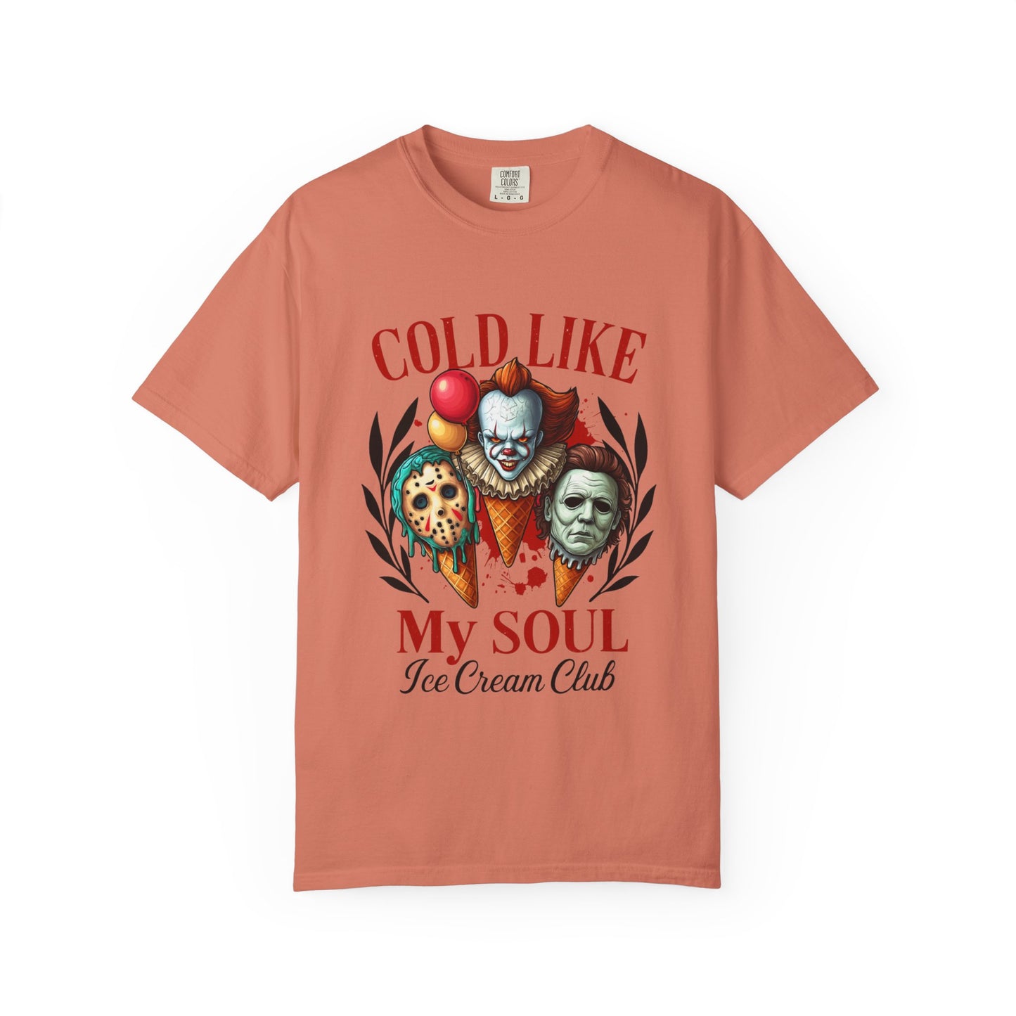 Chilling Soul T-Shirt, Vintage Horror Tee, Unisex Graphic Shirt, Ice Cream Lovers Gift, Fun Movie Merch