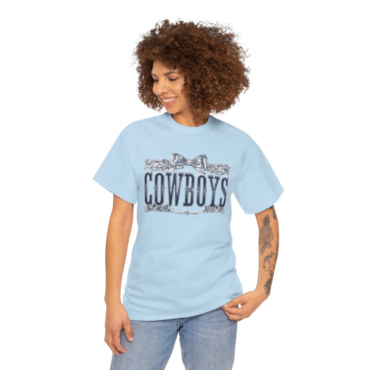 Cowboys Graphic Tee, Unisex Heavy Cotton Tee, Western Wear, Country Music Shirt, Rodeo Style T-Shirt, Gift for Cowboy Fans