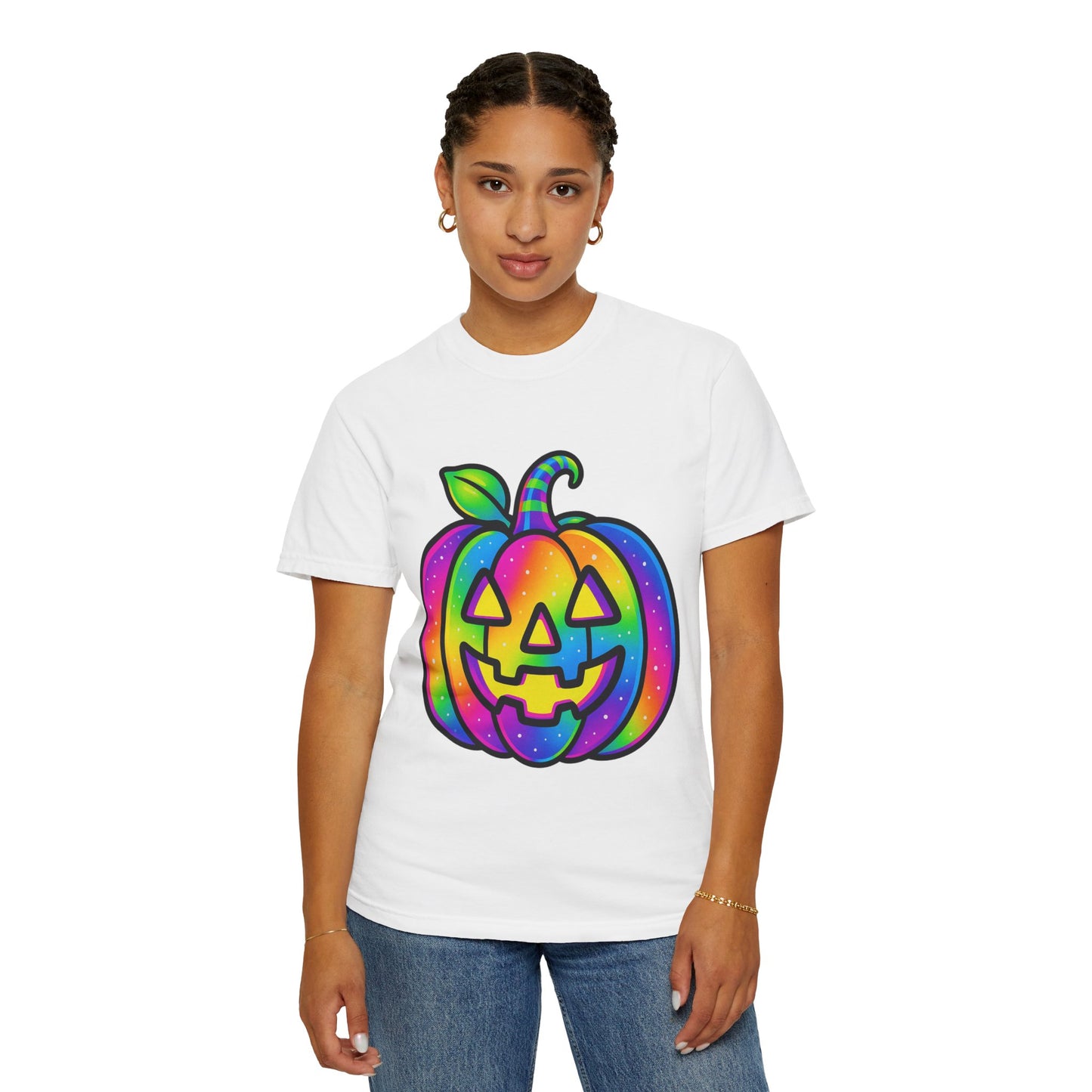 Colorful Pumpkin T-shirt for Halloween