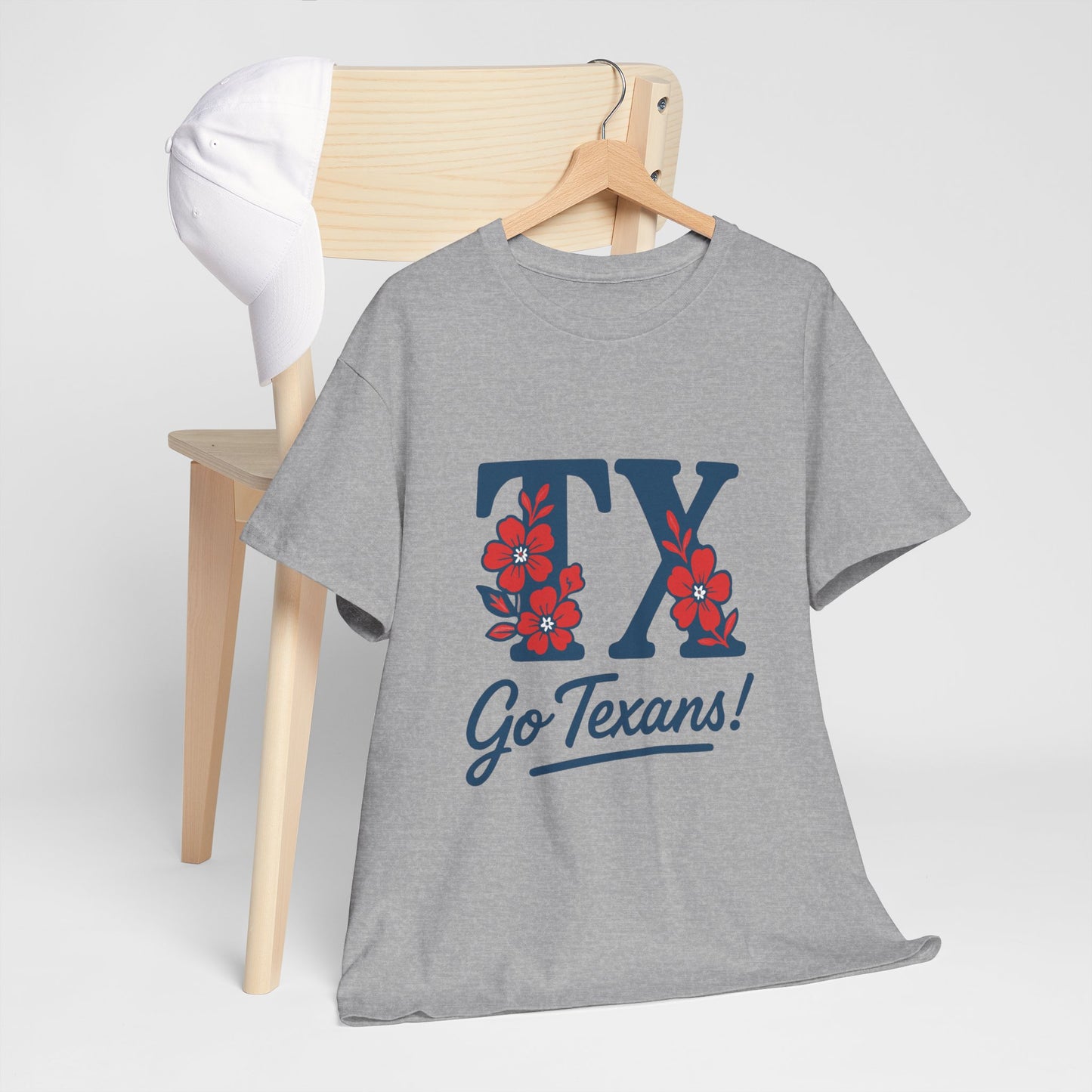 Texas Pride Unisex Cotton Tee | Go Texans! T-Shirt, Casual Wear, Game Day Shirt, Gift for Fans, Spring/Summer Style