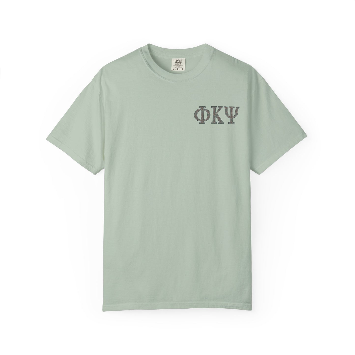 Unisex Garment-Dyed T-shirt with PiKappaPsi Design, Casual Tee, College Apparel, Greek Life Shirt, Unique Gift, Brotherhood T-shirt