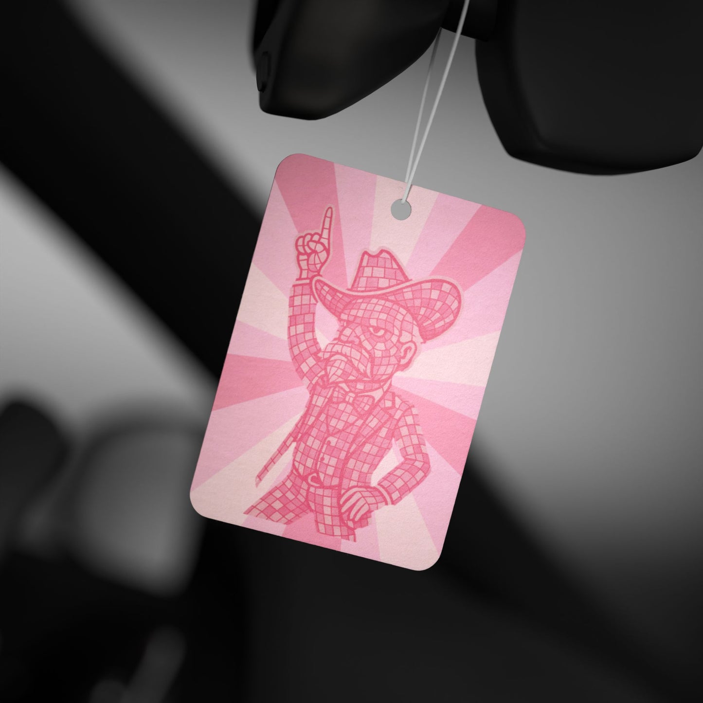 Rebel Colonel Disco Car Air Freshener, Gift for Him, Western Decor, Car Accessories, Unique Gifts, Graduation Gift, Ole Miss Student