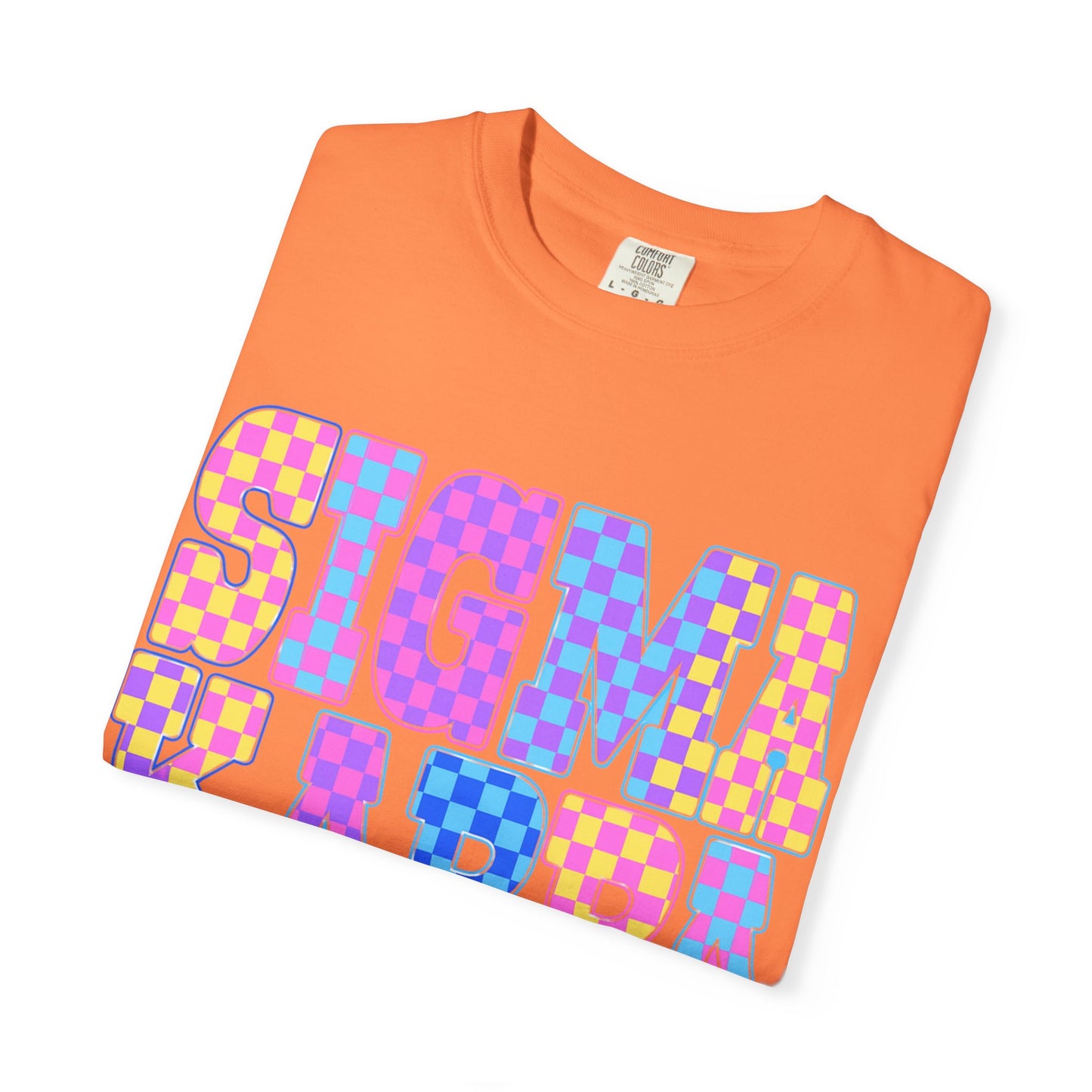 Colorful SigmaKappa T-Shirt - Unisex Garment-Dyed