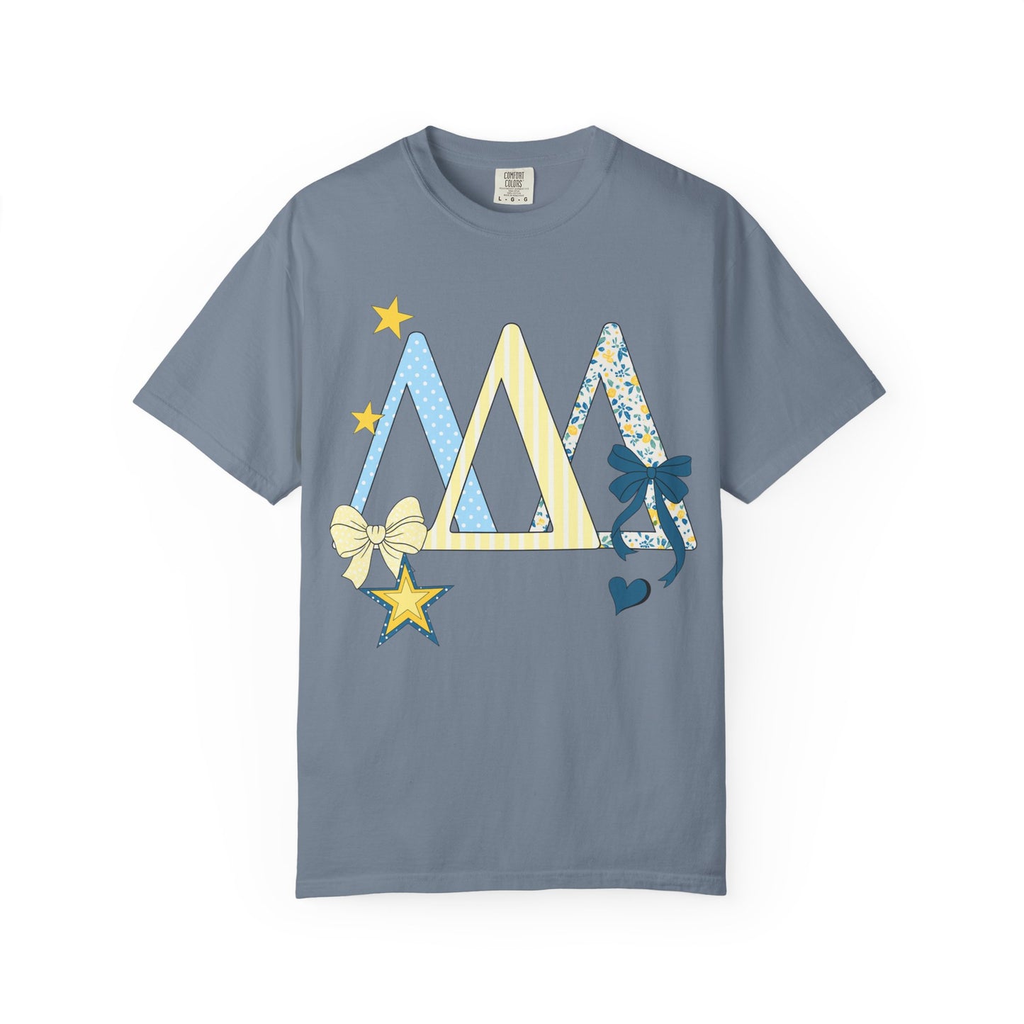Whimsical yellow and blue Graphic T-Shirt