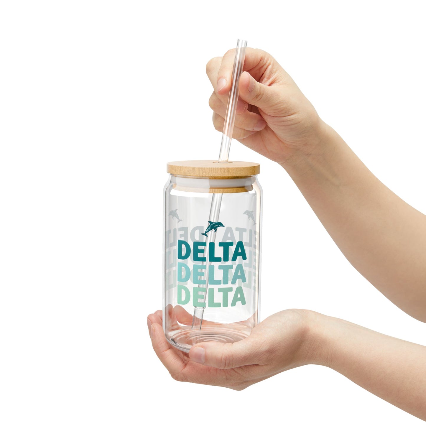 DDD Themed Sipper Glass, 16oz | Perfect for College Students, Fraternity Events, Summer Parties, Eco-friendly Drinking, Gifts