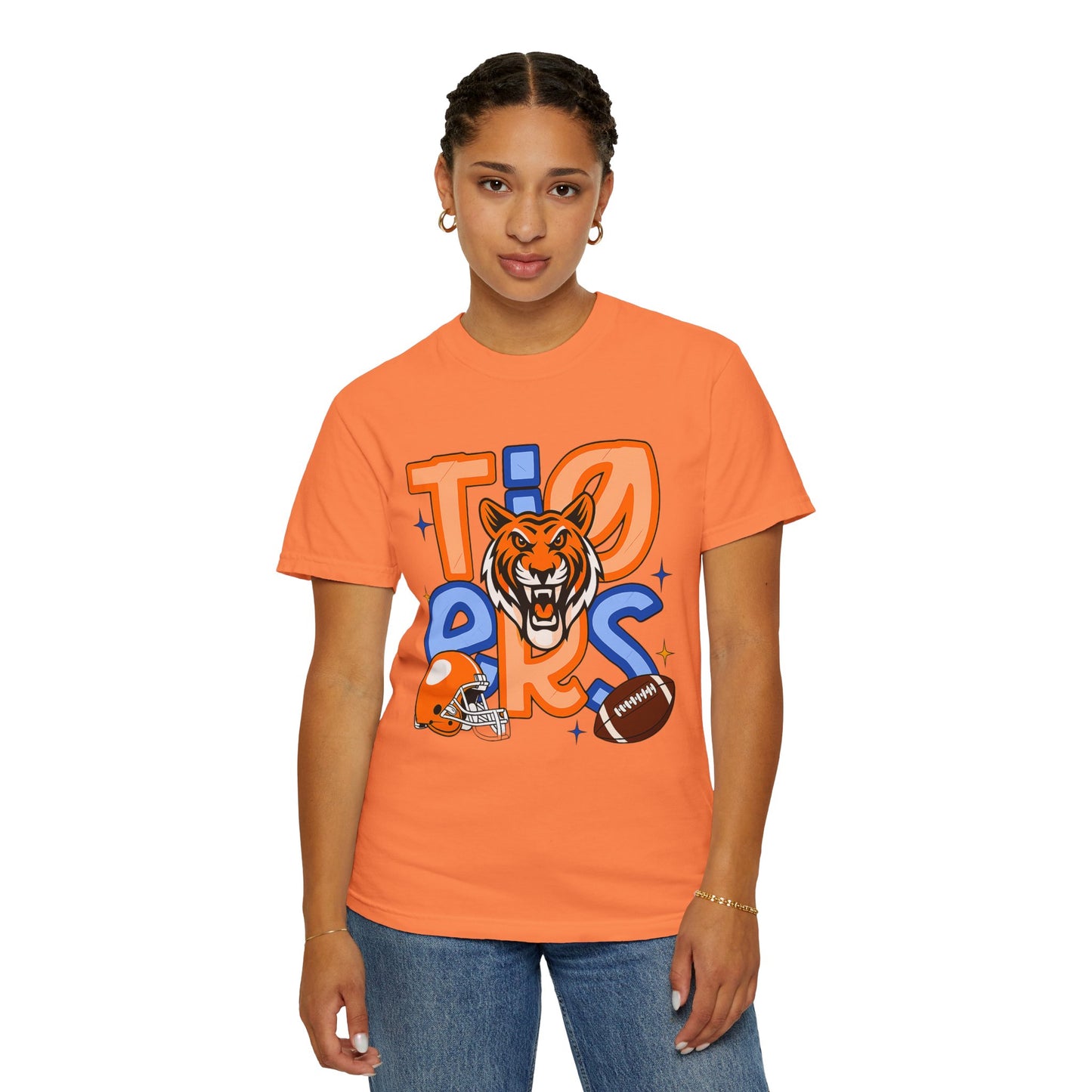 Tigers Unisex Garment-Dyed T-Shirt
