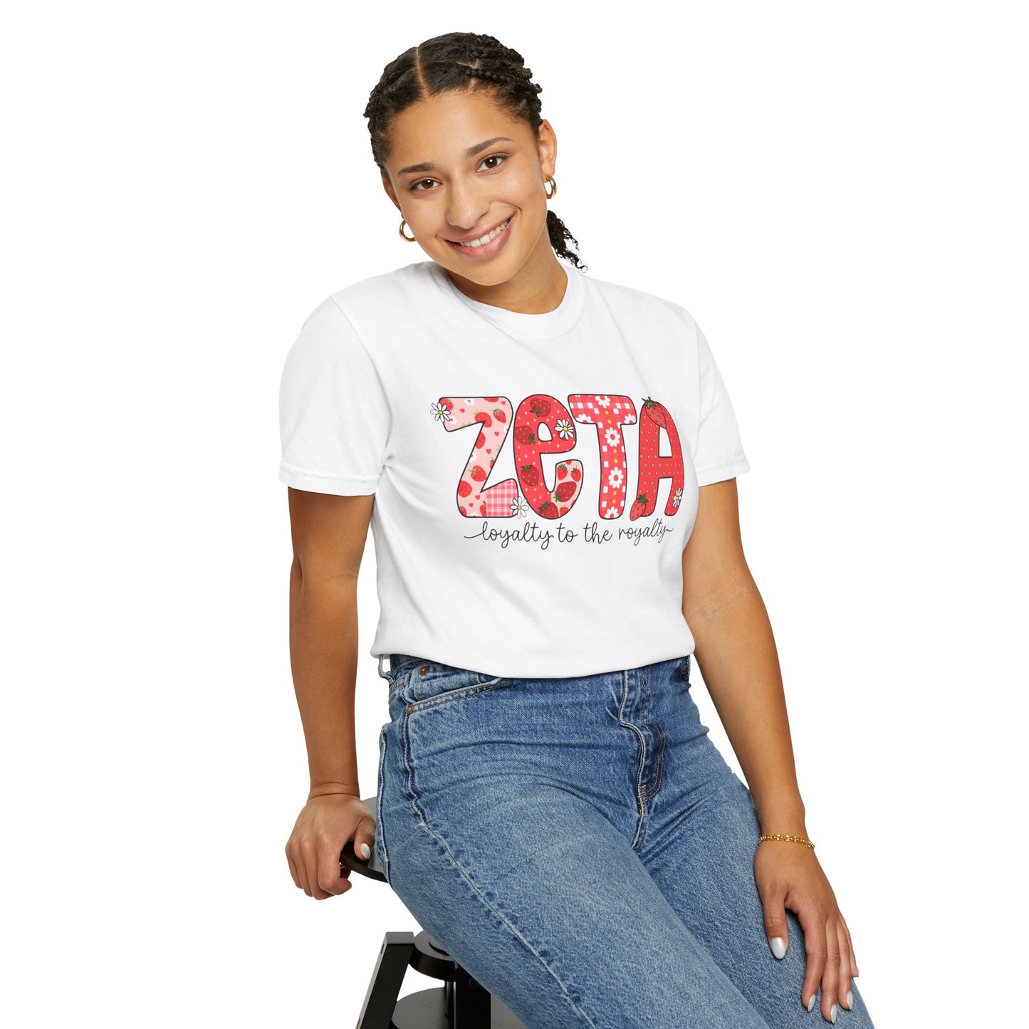 ZTALoyalty T-Shirt, Unisex Garment-Dyed Tee, Perfect for Sorority Events, Greek Life Apparel, Custom Festive Shirt, Everyday Casual Wear