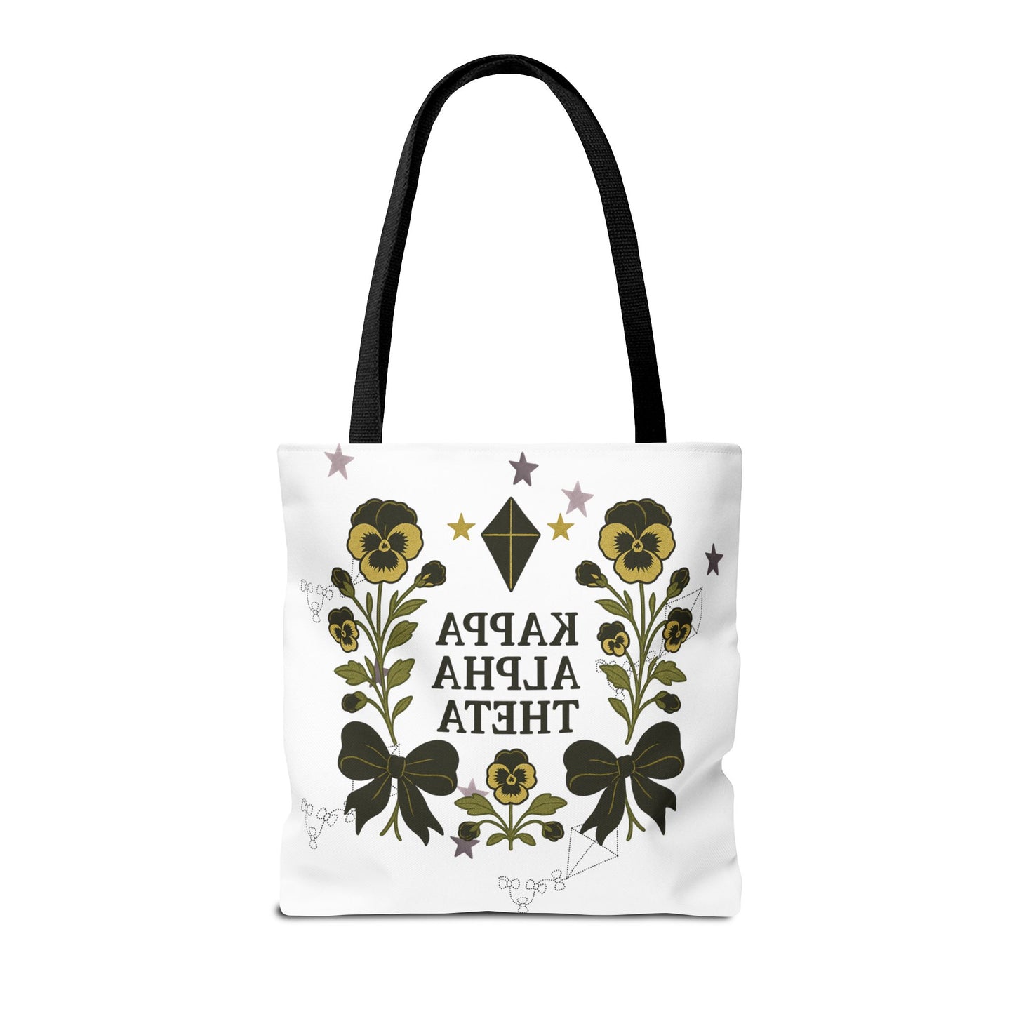 Floral Sorority Tote Bag | Kappa Alpha Theta, Eco-Friendly Bag, Gift for Sisters, College Accessory, Summer Outing Bag