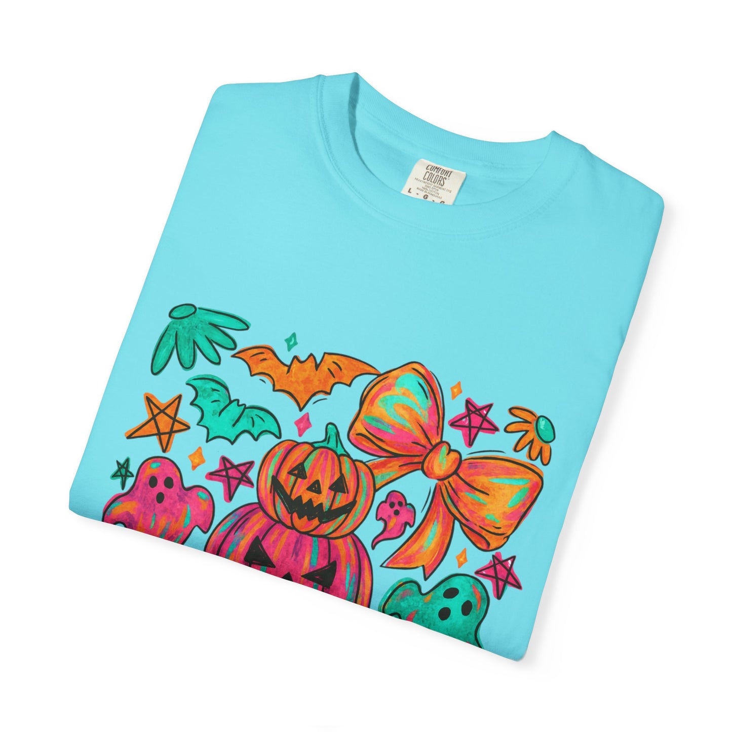 Whimsical Halloween T-Shirt, Perfect for Fall Celebrations, Ghosts & Pumpkins Design, Unisex Tee, Festive Apparel, Halloween Costume