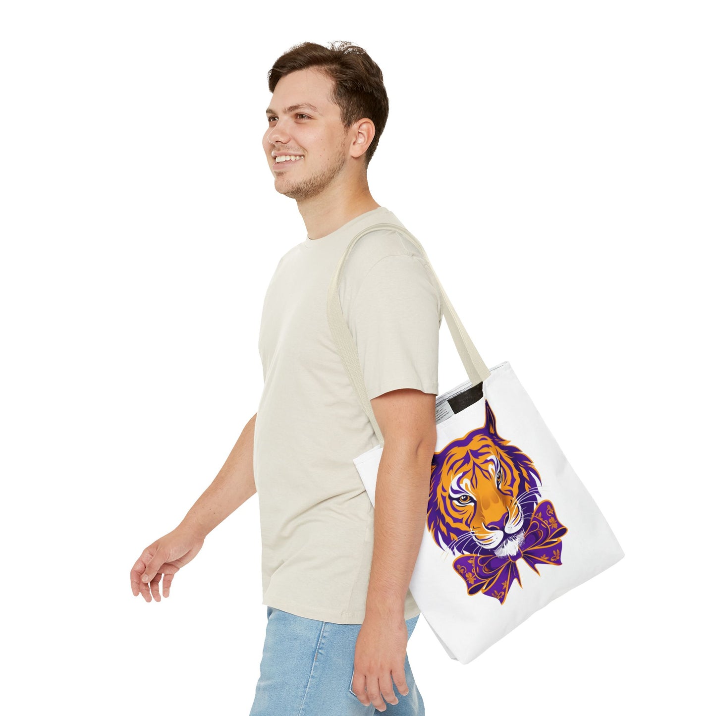 Majestic Tiger Tote Bag, Bold Animal Print, Eco-Friendly Shopping Bag, Personalized Gift, Fashionable Beach Tote, Stylish Everyday Carryall