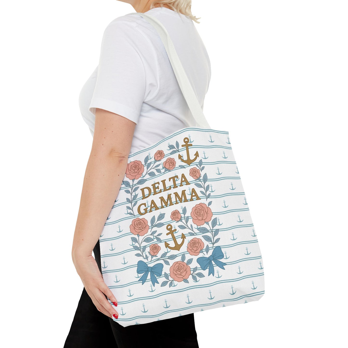 Floral Tote Bag - Delta Gamma Sisterhood Gift