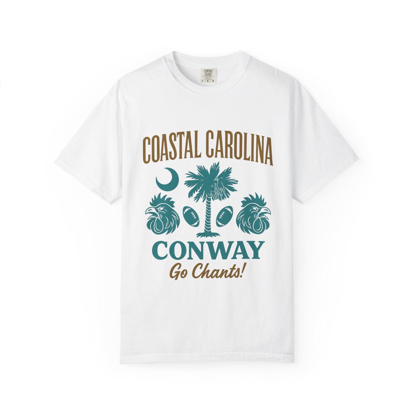 Go Chants T-Shirt, Unisex Garment-Dyed Tee, Beachwear, College Apparel, Summer Vibes