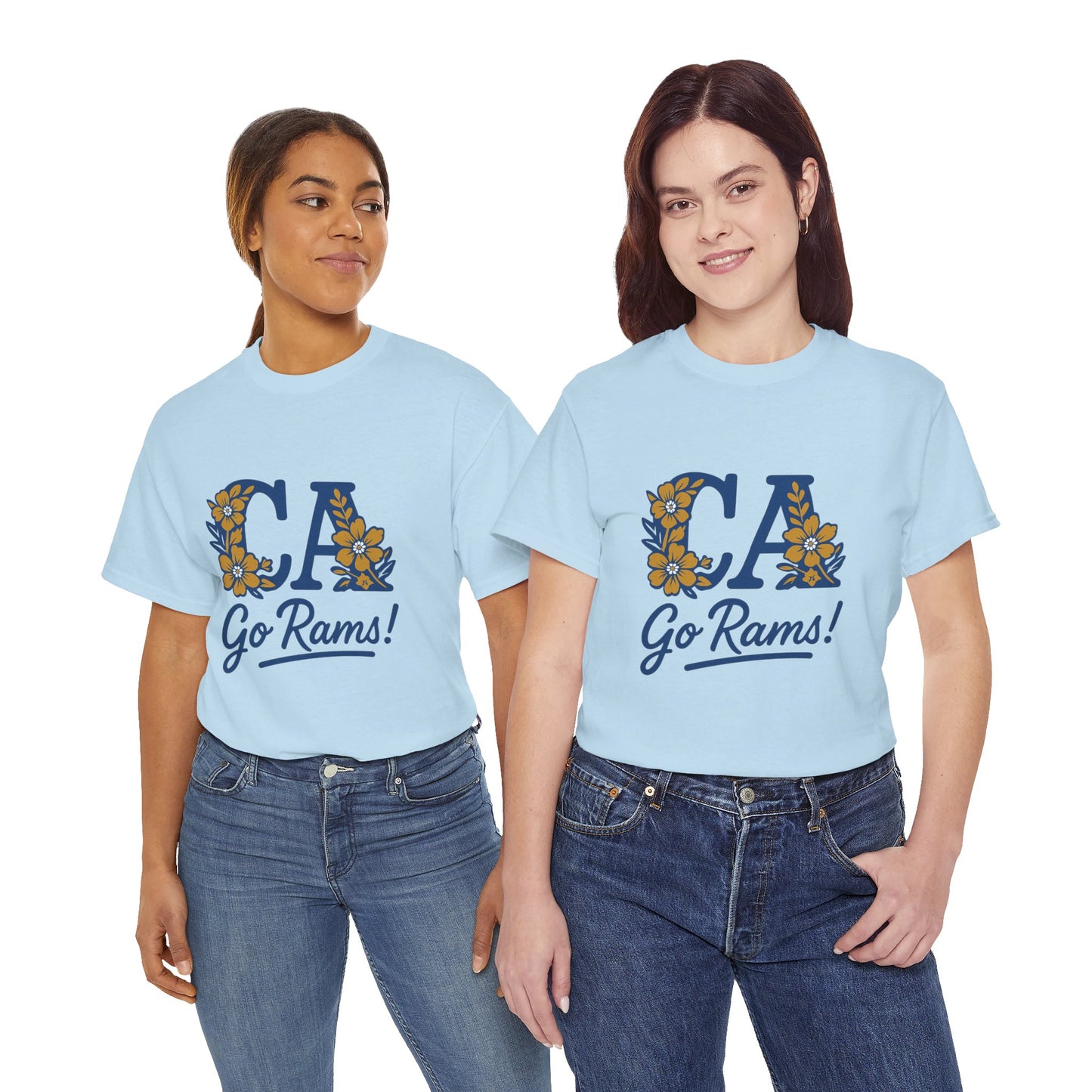 CA Rams Floral Tee