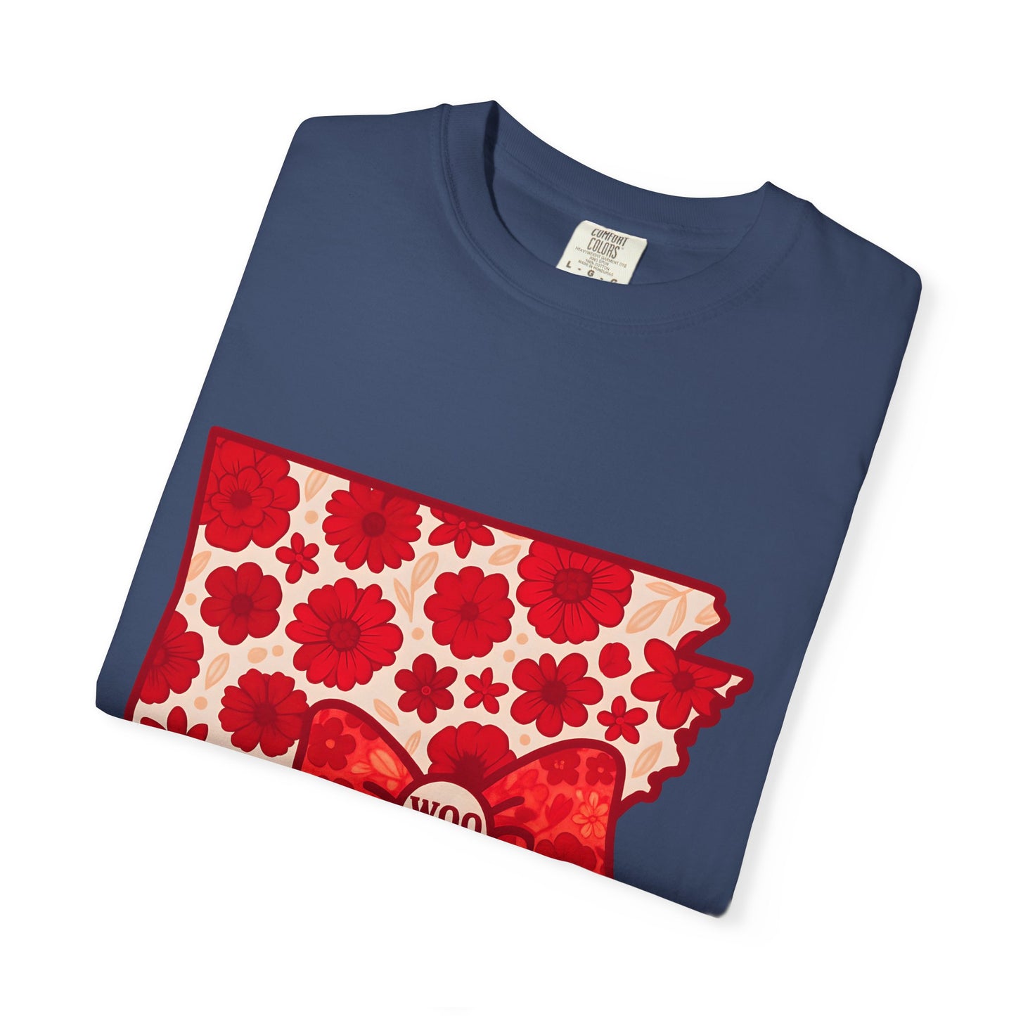 Arkansas Floral T-shirt - Women's & Men's Gift, Summer Tee, State Pride Shirt, Comfort Colors