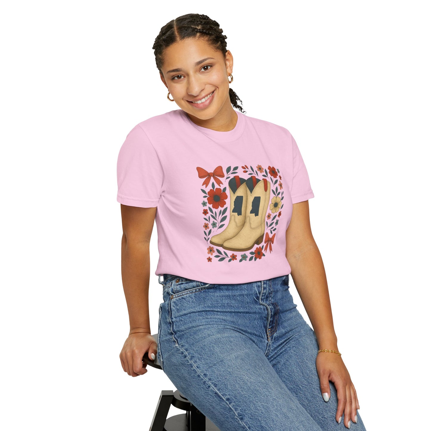 Mississippi Coquette Bow Unisex Tee - Ole Miss Fan Gift