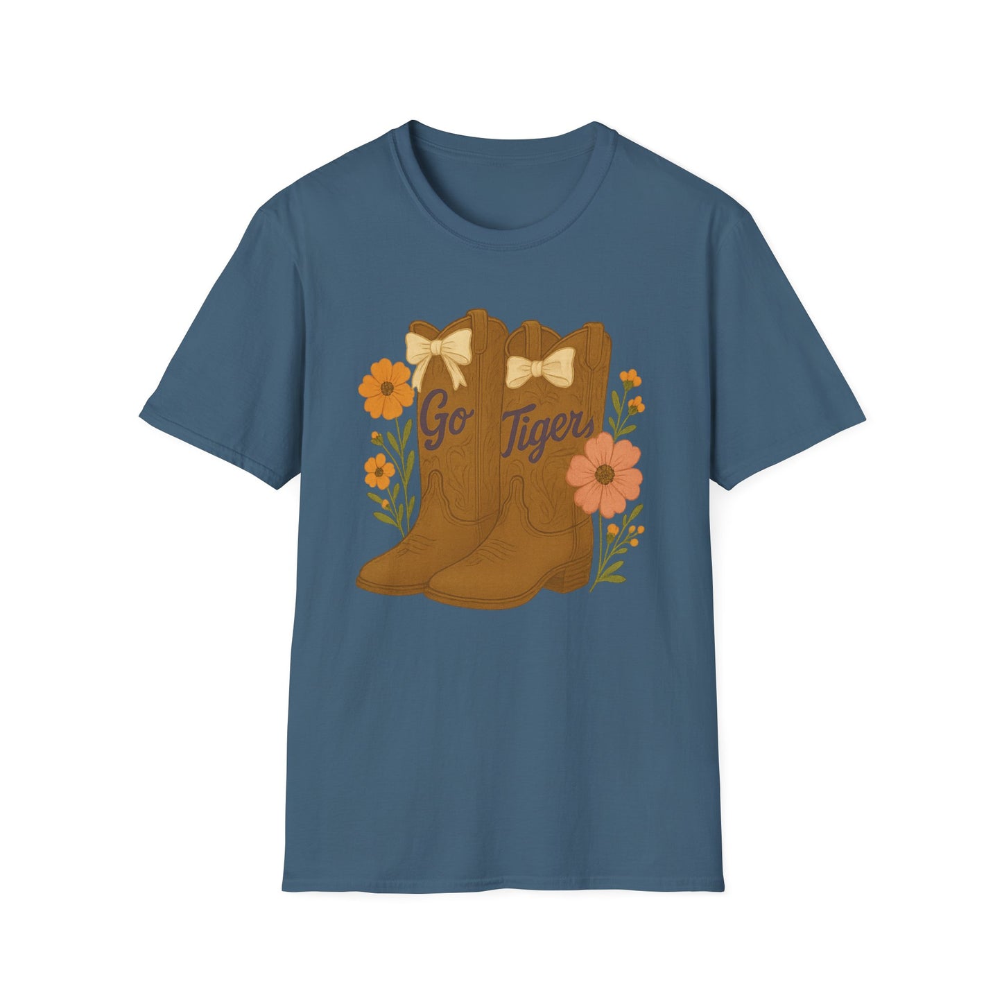 SC Tigers Country Boots Unisex T-Shirt | Cute Southern Style Tee, Go Tiger Shirt, Perfect for Game Day, Clemson Game Day, Graduation Gift, College Student Gift