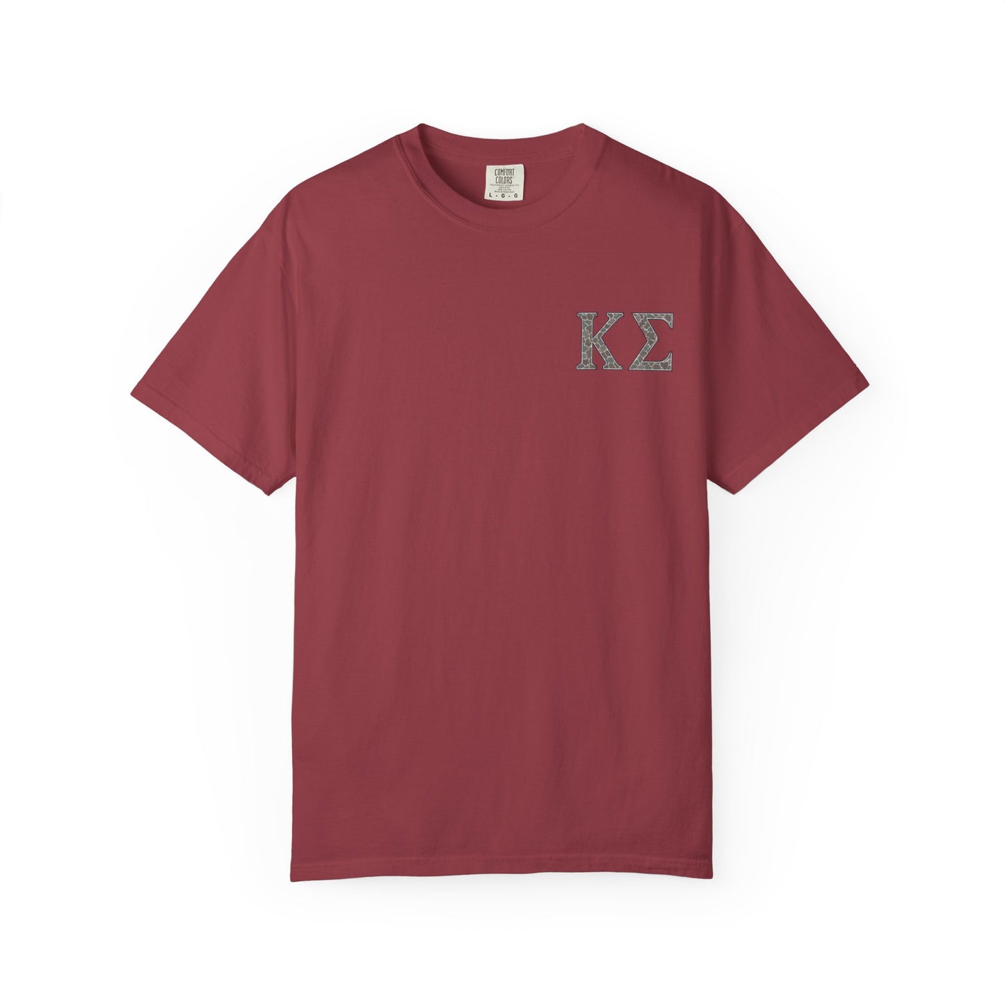 Kappa Sigma Garment-Dyed Unisex T-Shirt, Casual Wear, Greek Life Apparel, College Student Gift, Comfy Streetwear