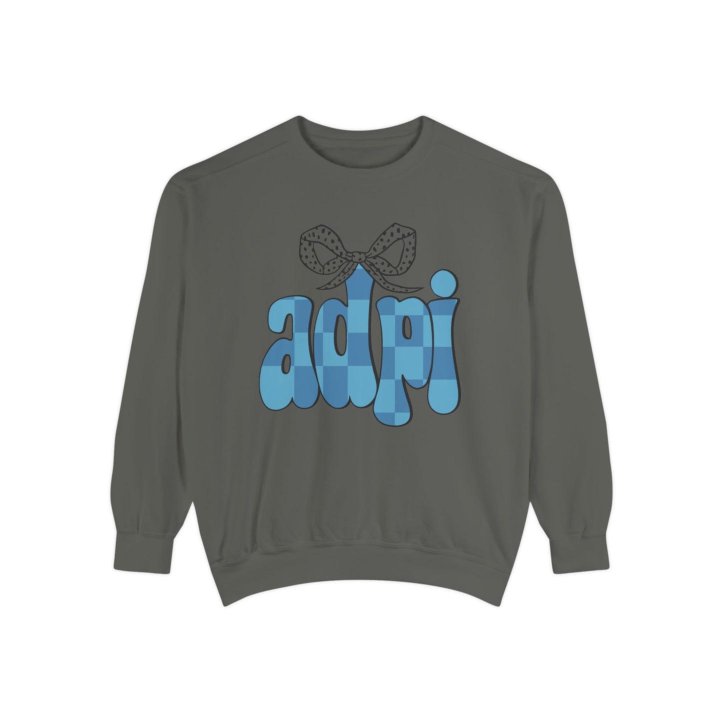 ADeltaPI Bow Design Unisex Sweatshirt - Cozy Casual Wear, comfort colors