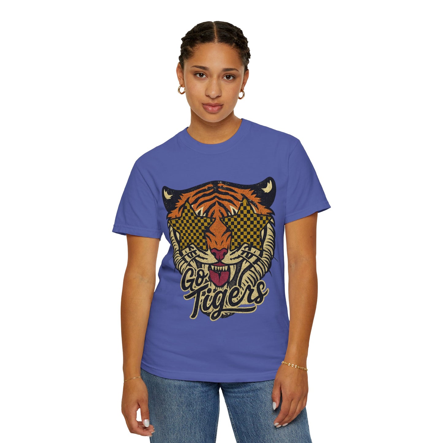 Bold Tiger Graphic Unisex T-Shirt - Go Tigers Design for Missouri Lovers