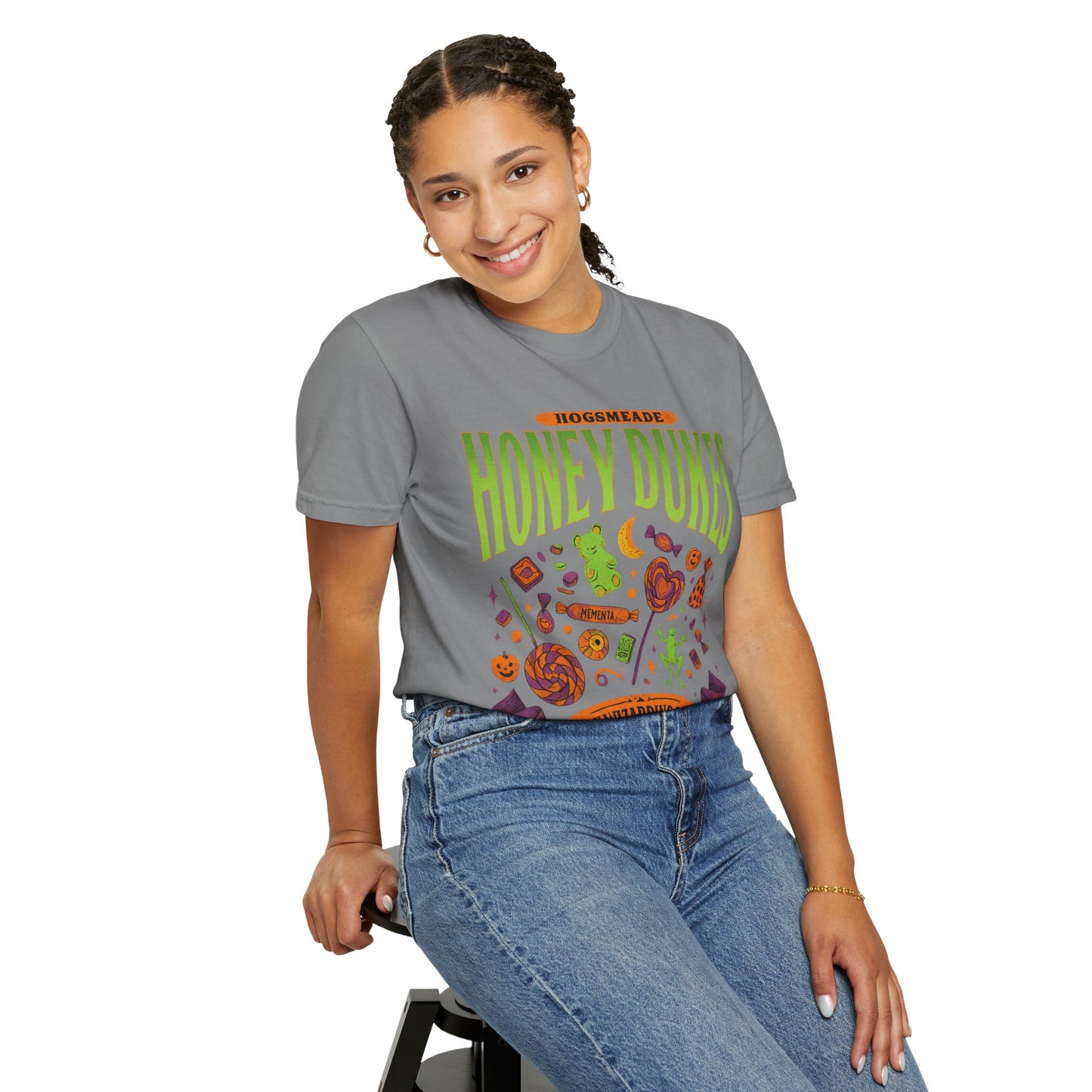Honey Dukes Wizarding T-Shirt | Unisex Garment-Dyed Tee, Perfect for Fans, Gifts, Celebrations, Cosplay, and Everyday Wear