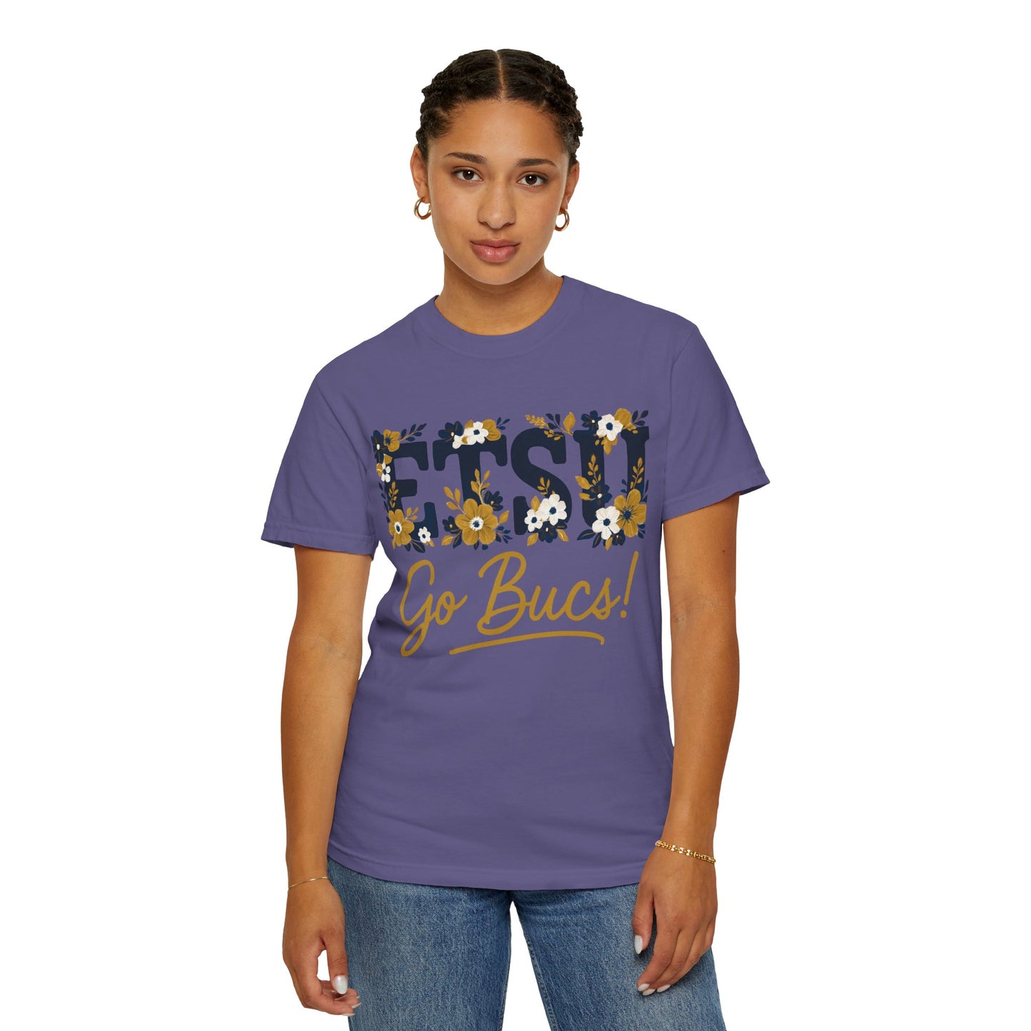 Floral Go Bucs Unisex T-shirt - College Apparel