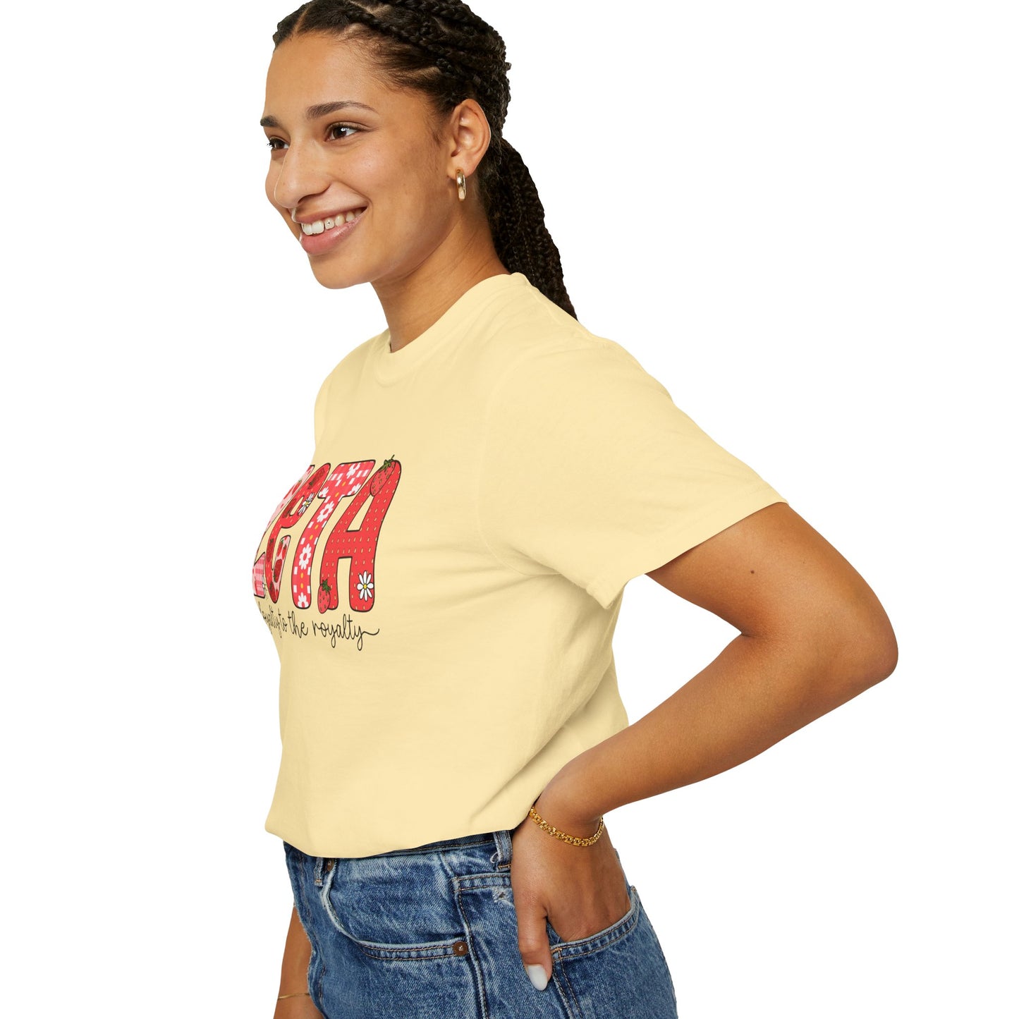 ZTALoyalty T-Shirt, Unisex Garment-Dyed Tee, Perfect for Sorority Events, Greek Life Apparel, Custom Festive Shirt, Everyday Casual Wear