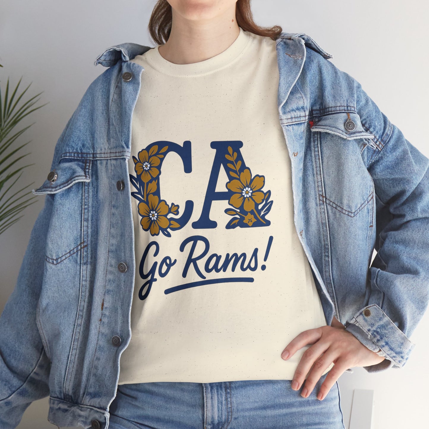 CA Rams Floral Tee