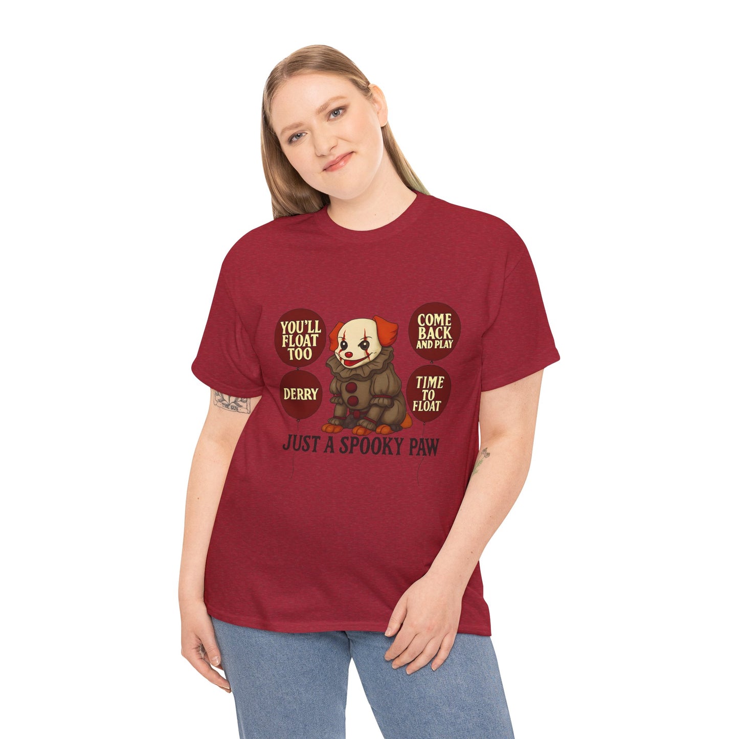 Spooky Dog Tee Clown Pup Pennywise