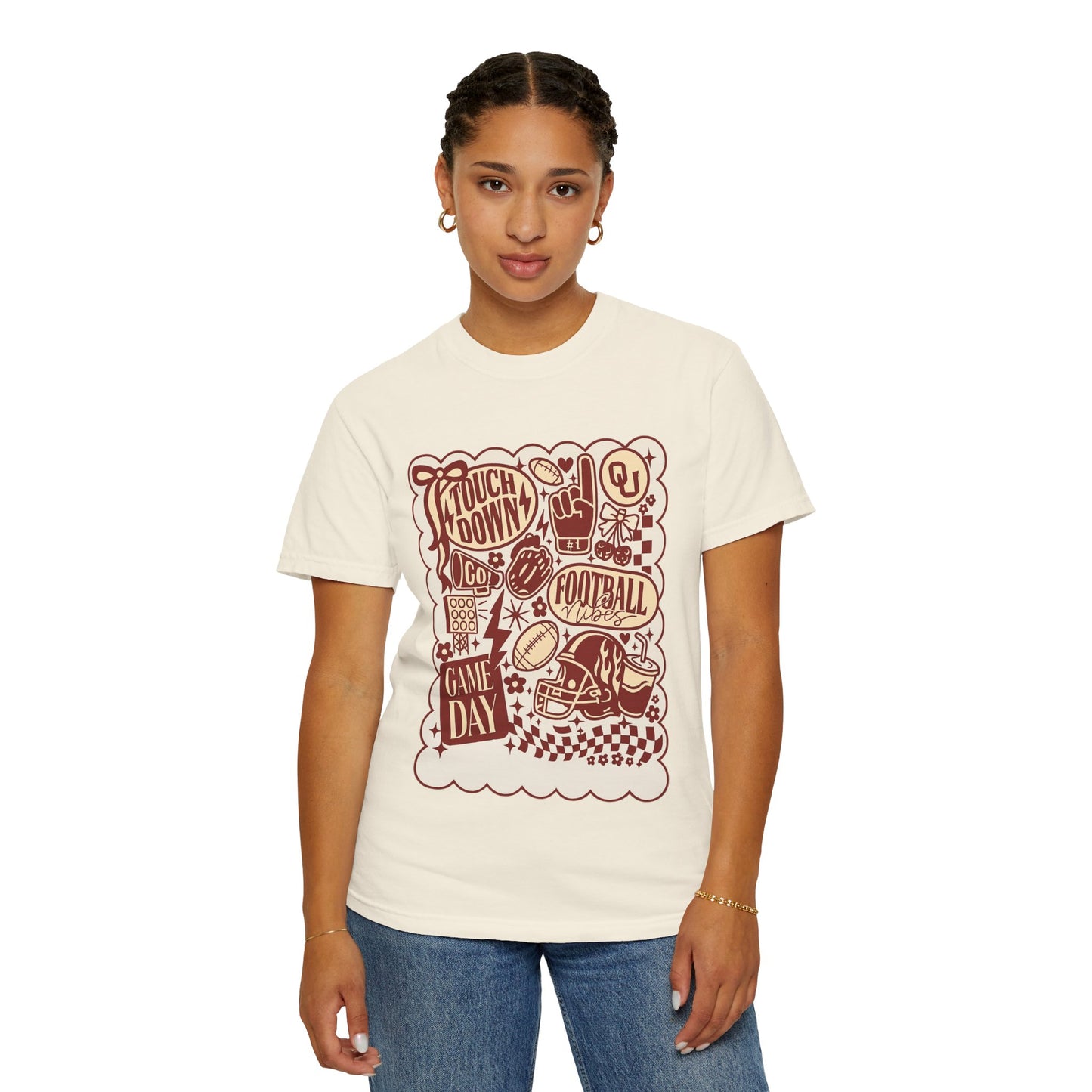 Touchdown Game Day Unisex T-shirt - Football Lover Tee, OkU Celebration